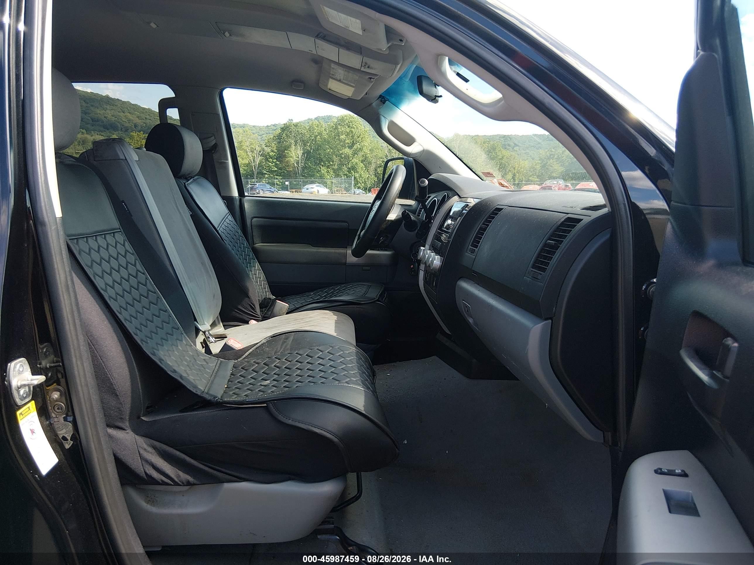 2008 Toyota Tundra Base 5.7l V8 Черный vin: 5TBDV54128S518972