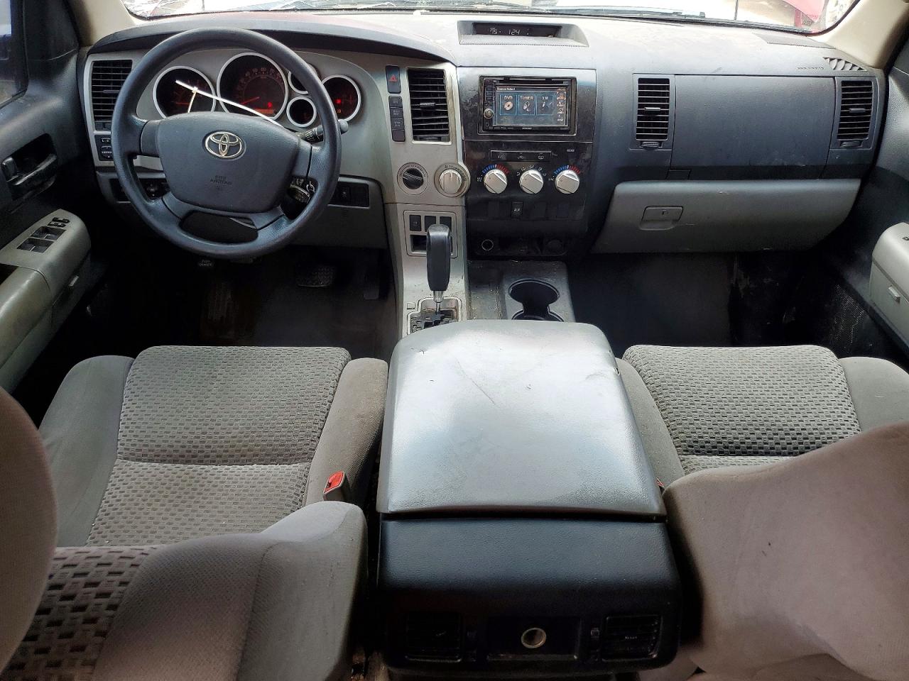 2007 Toyota Tundra Crewmax Sr5 Red vin: 5TBDV54137S467514