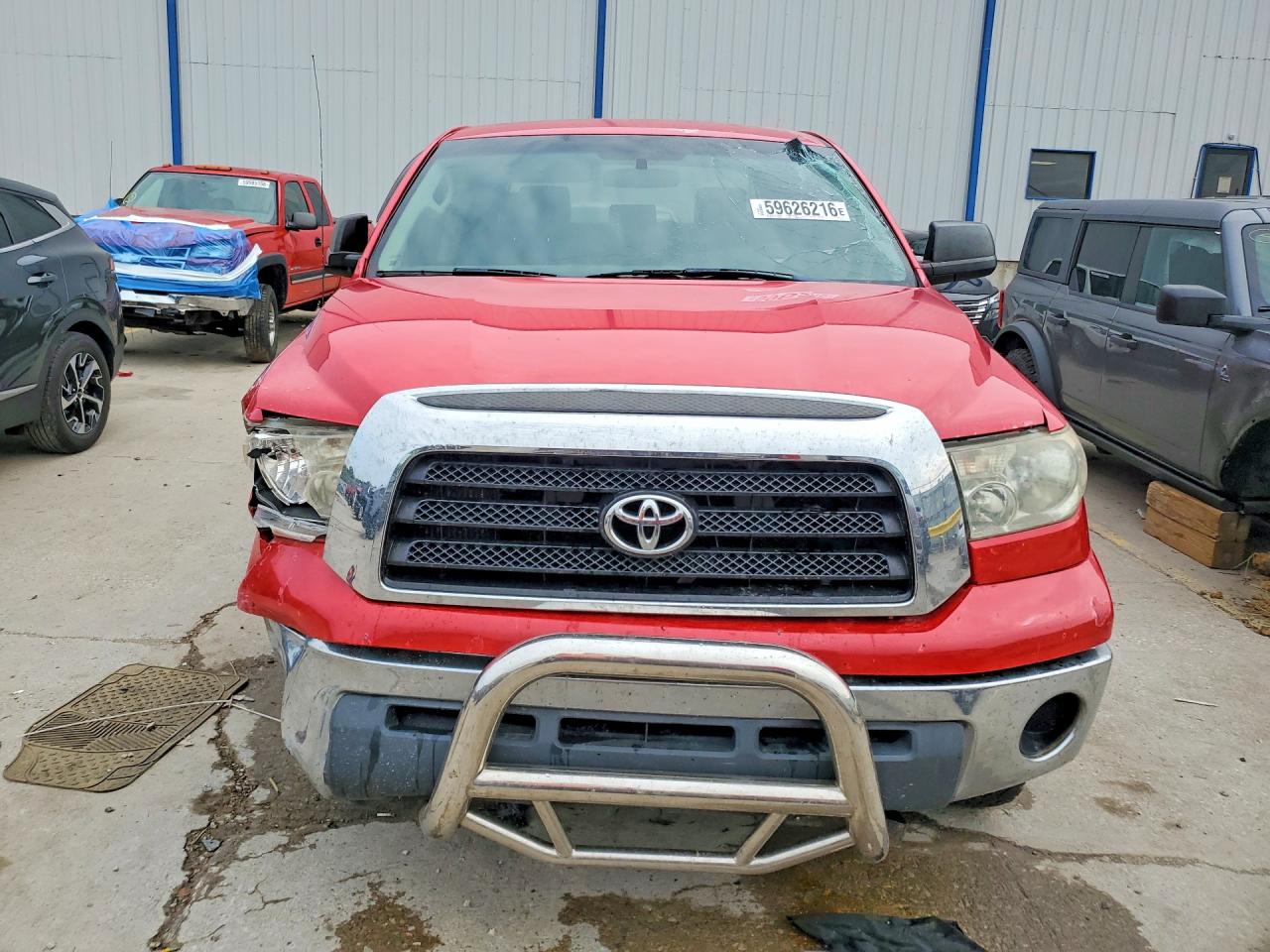2007 Toyota Tundra Crewmax Sr5 Red vin: 5TBDV54137S467514
