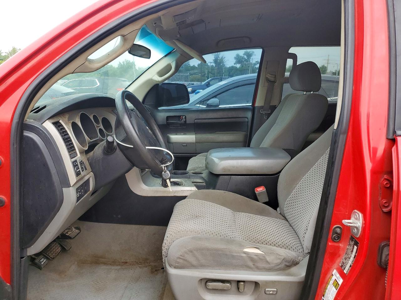 2007 Toyota Tundra Crewmax Sr5 Red vin: 5TBDV54137S467514