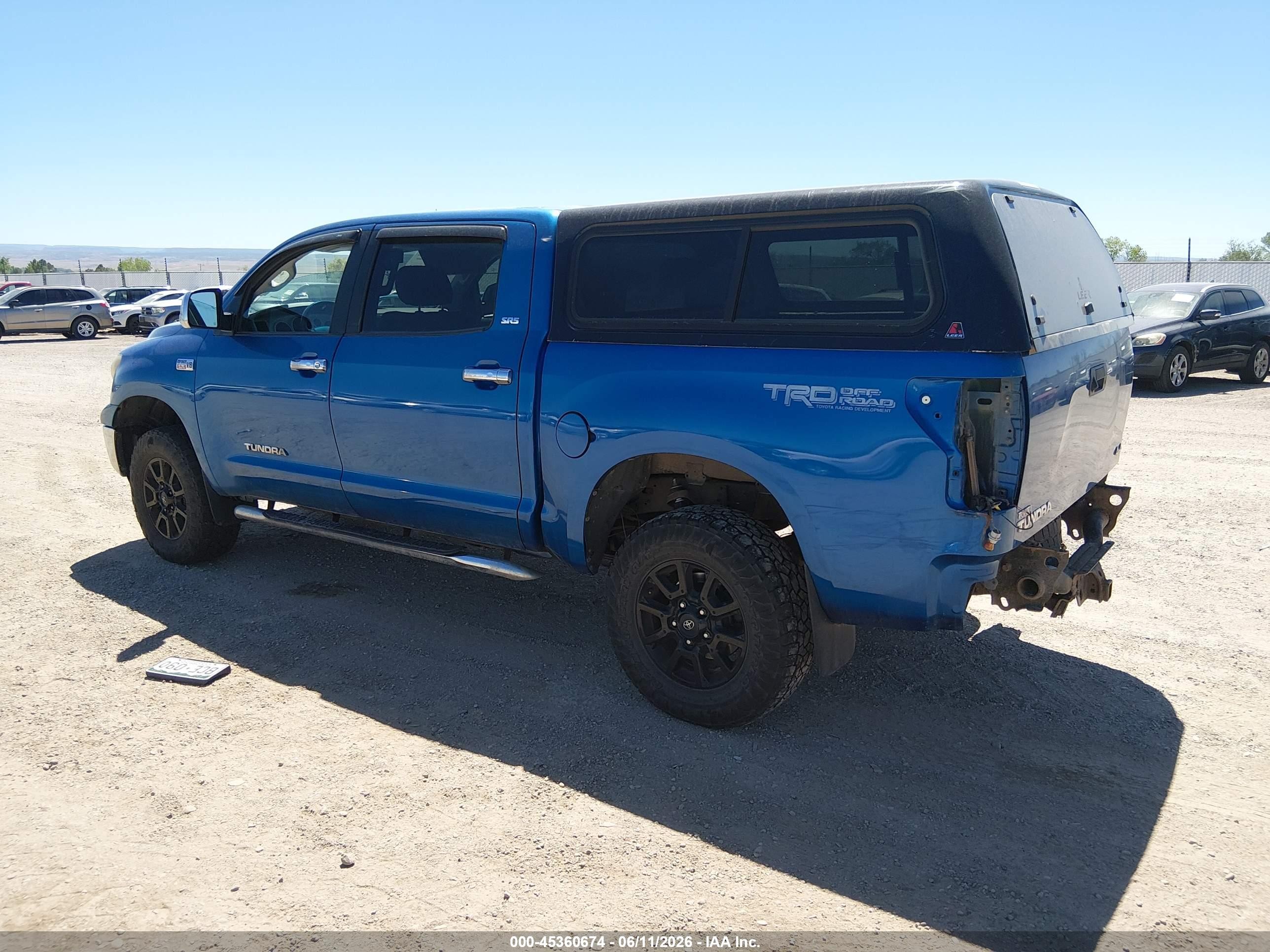 2007 Toyota Tundra Sr5 5.7l V8 Синий vin: 5TBDV54137S473863