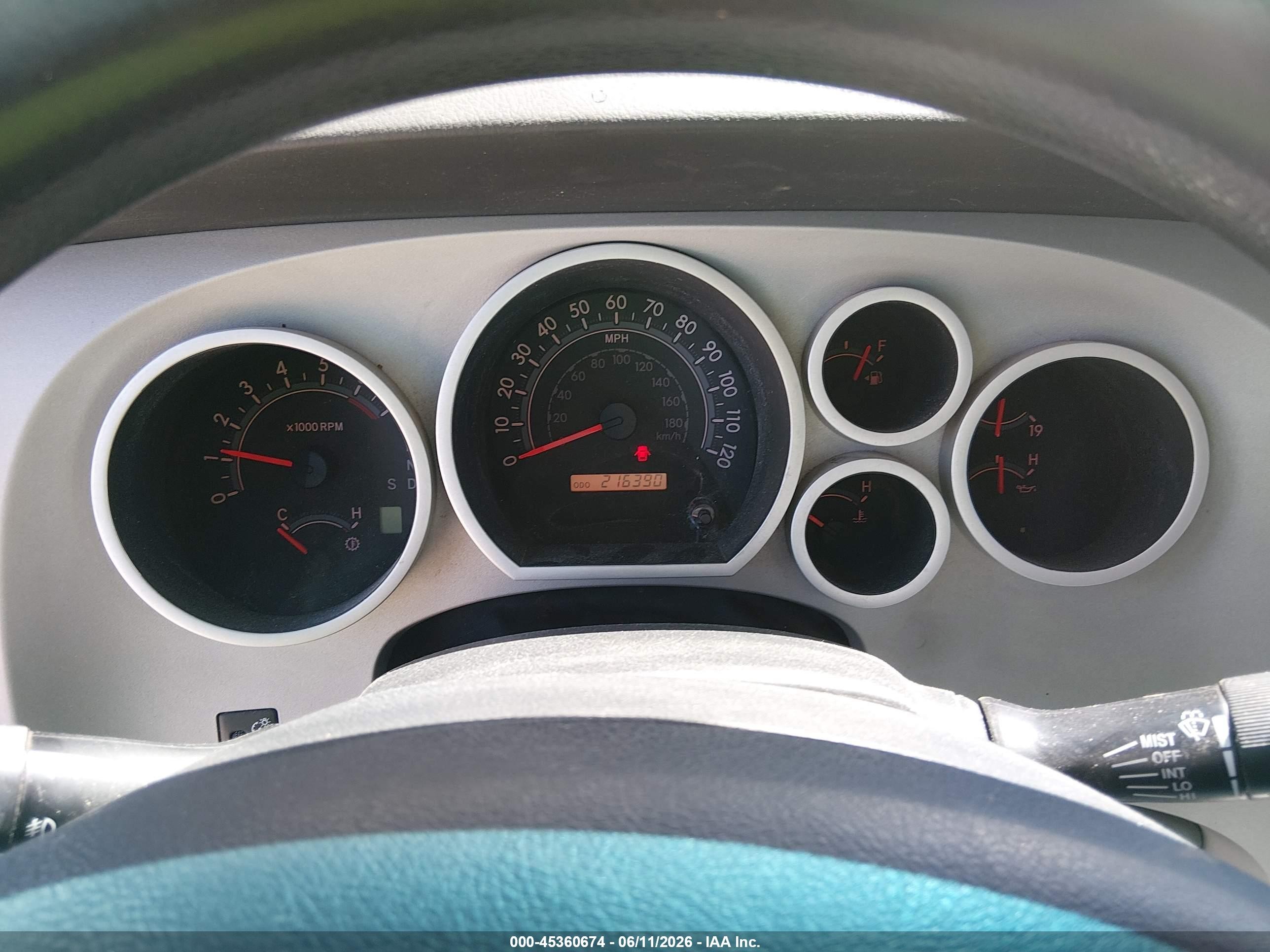 2007 Toyota Tundra Sr5 5.7l V8 Синий vin: 5TBDV54137S473863