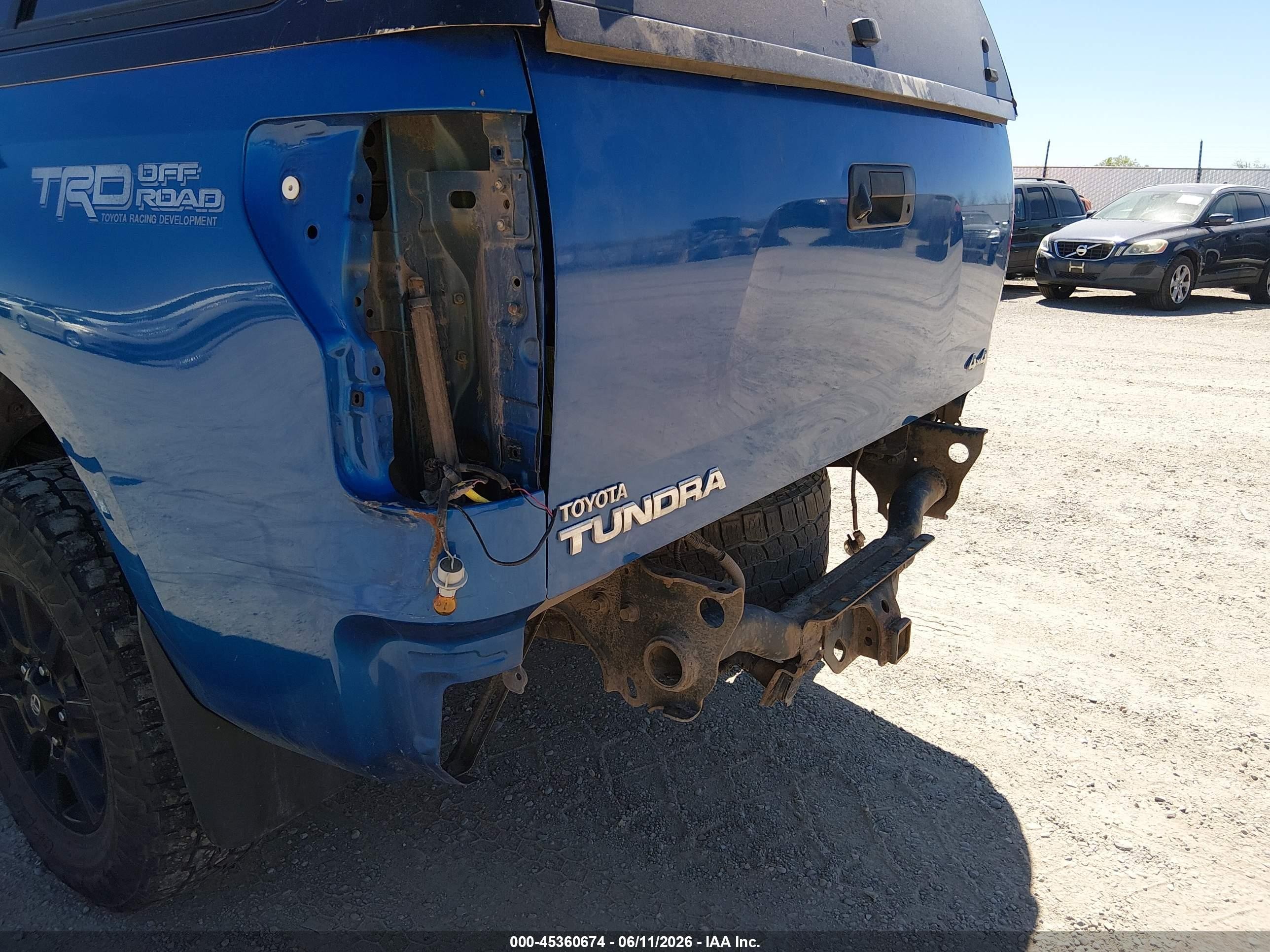 2007 Toyota Tundra Sr5 5.7l V8 Синий vin: 5TBDV54137S473863