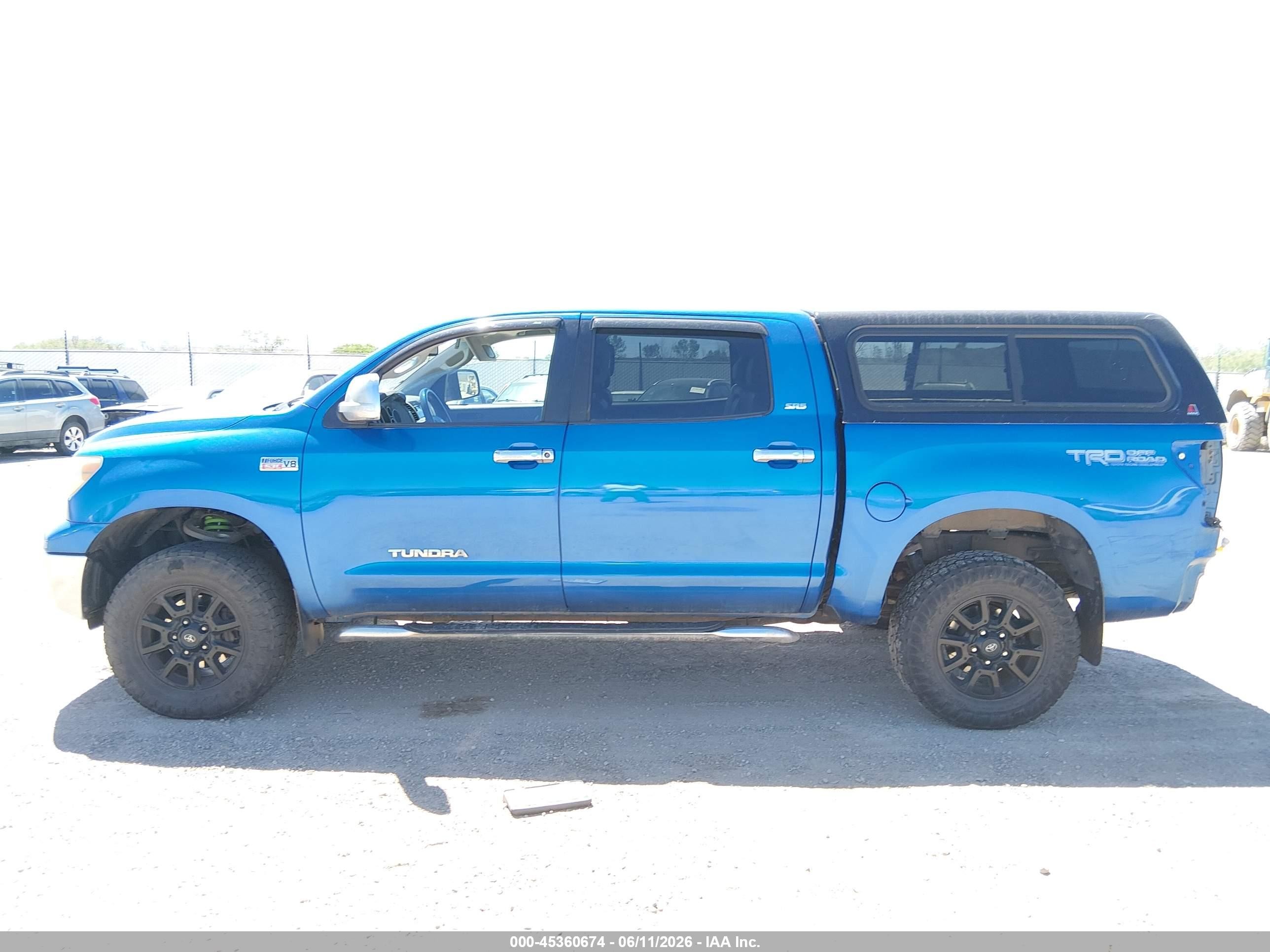 2007 Toyota Tundra Sr5 5.7l V8 Синий vin: 5TBDV54137S473863