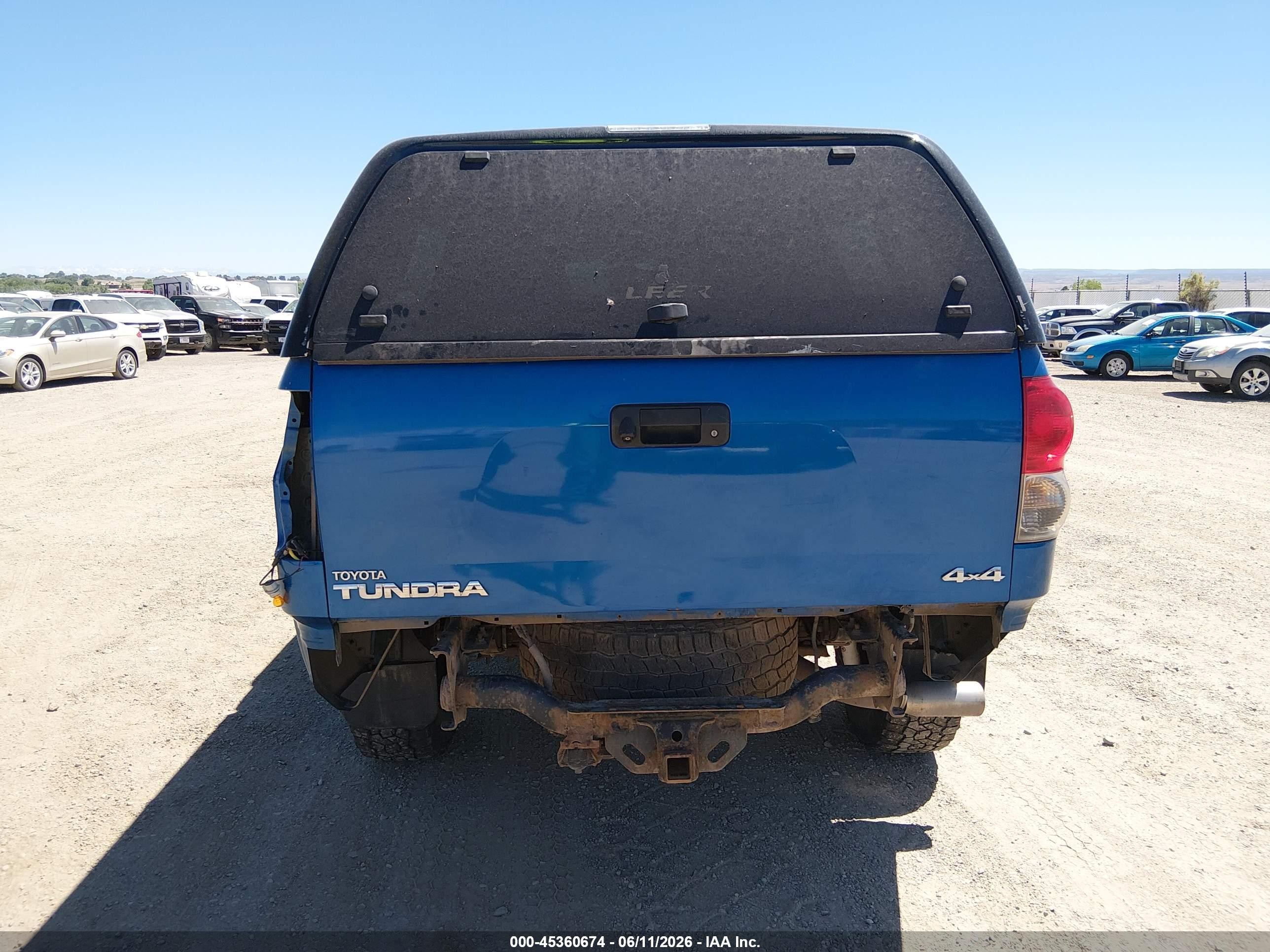 2007 Toyota Tundra Sr5 5.7l V8 Синий vin: 5TBDV54137S473863