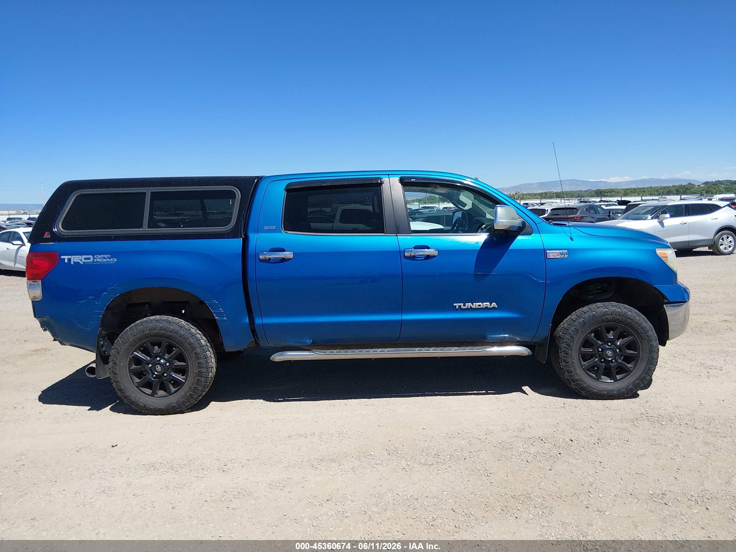2007 Toyota Tundra Sr5 5.7l V8 Синий vin: 5TBDV54137S473863