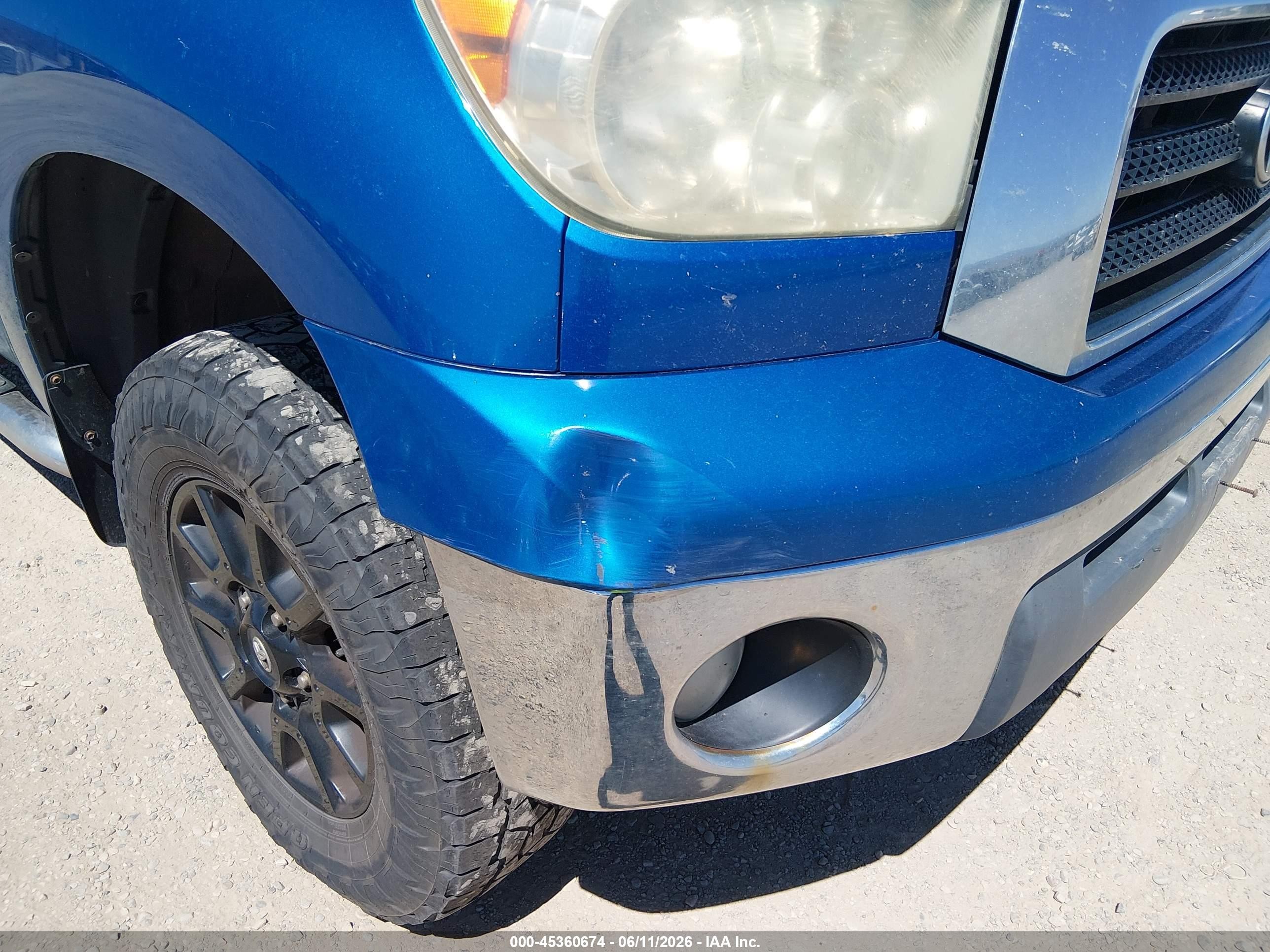 2007 Toyota Tundra Sr5 5.7l V8 Синий vin: 5TBDV54137S473863