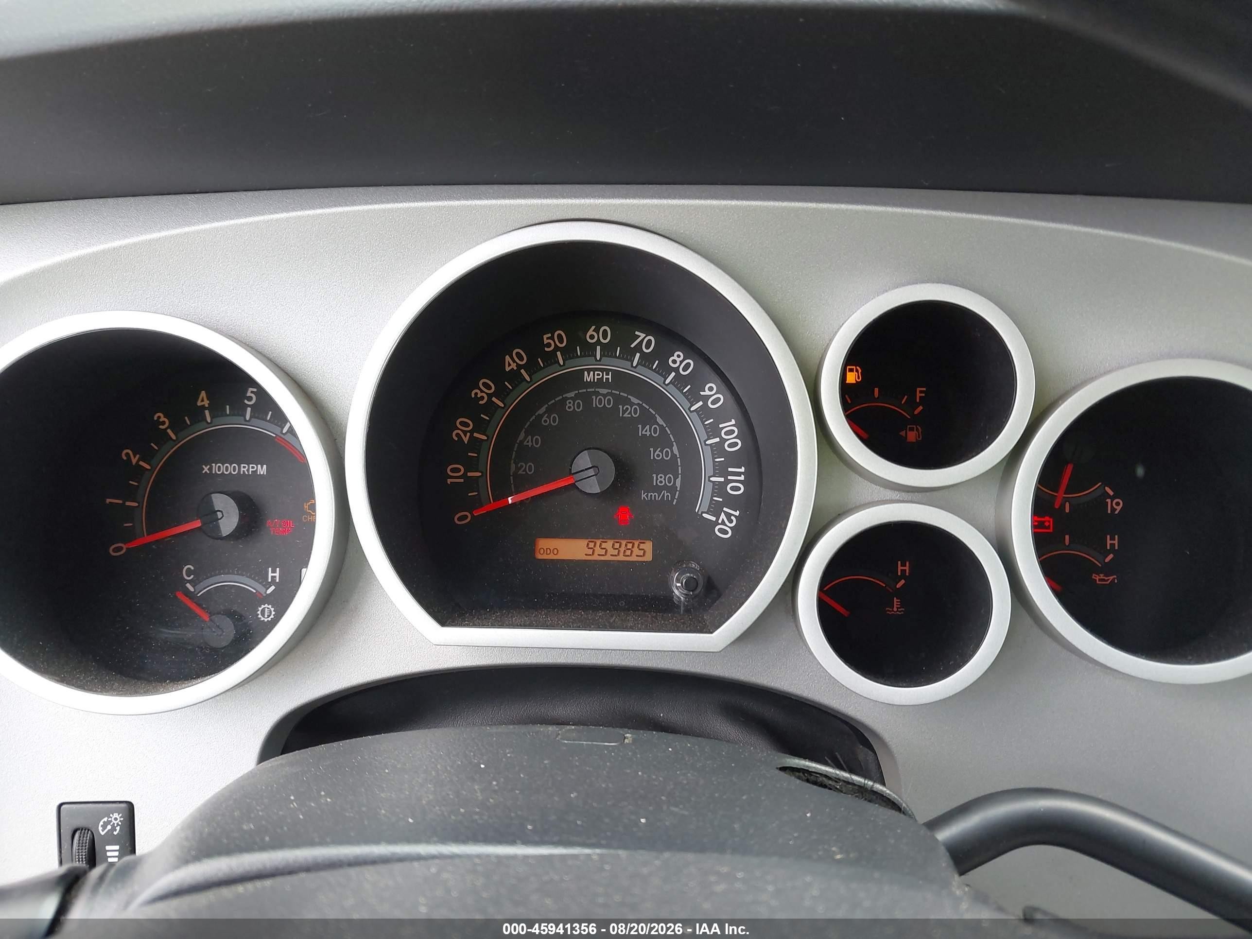 2007 Toyota Tundra Sr5 5.7l V8 Green vin: 5TBDV54137S481817