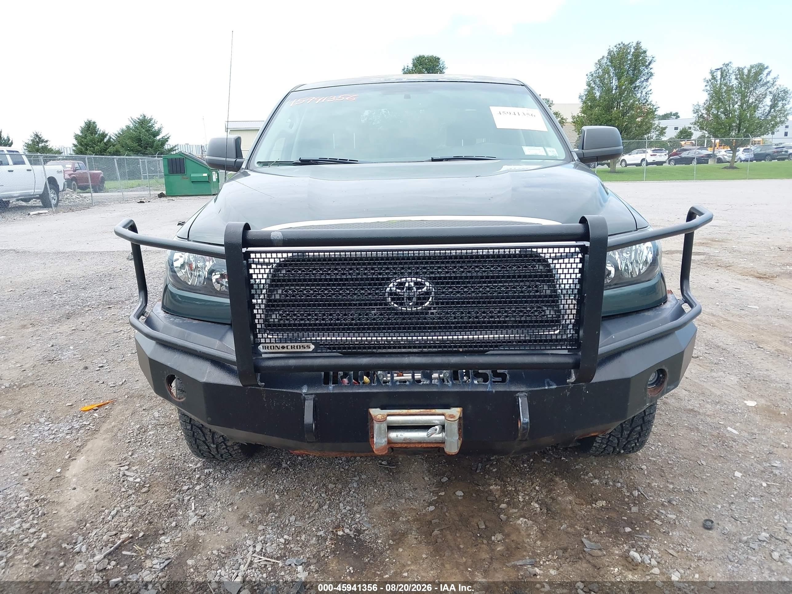 2007 Toyota Tundra Sr5 5.7l V8 Green vin: 5TBDV54137S481817