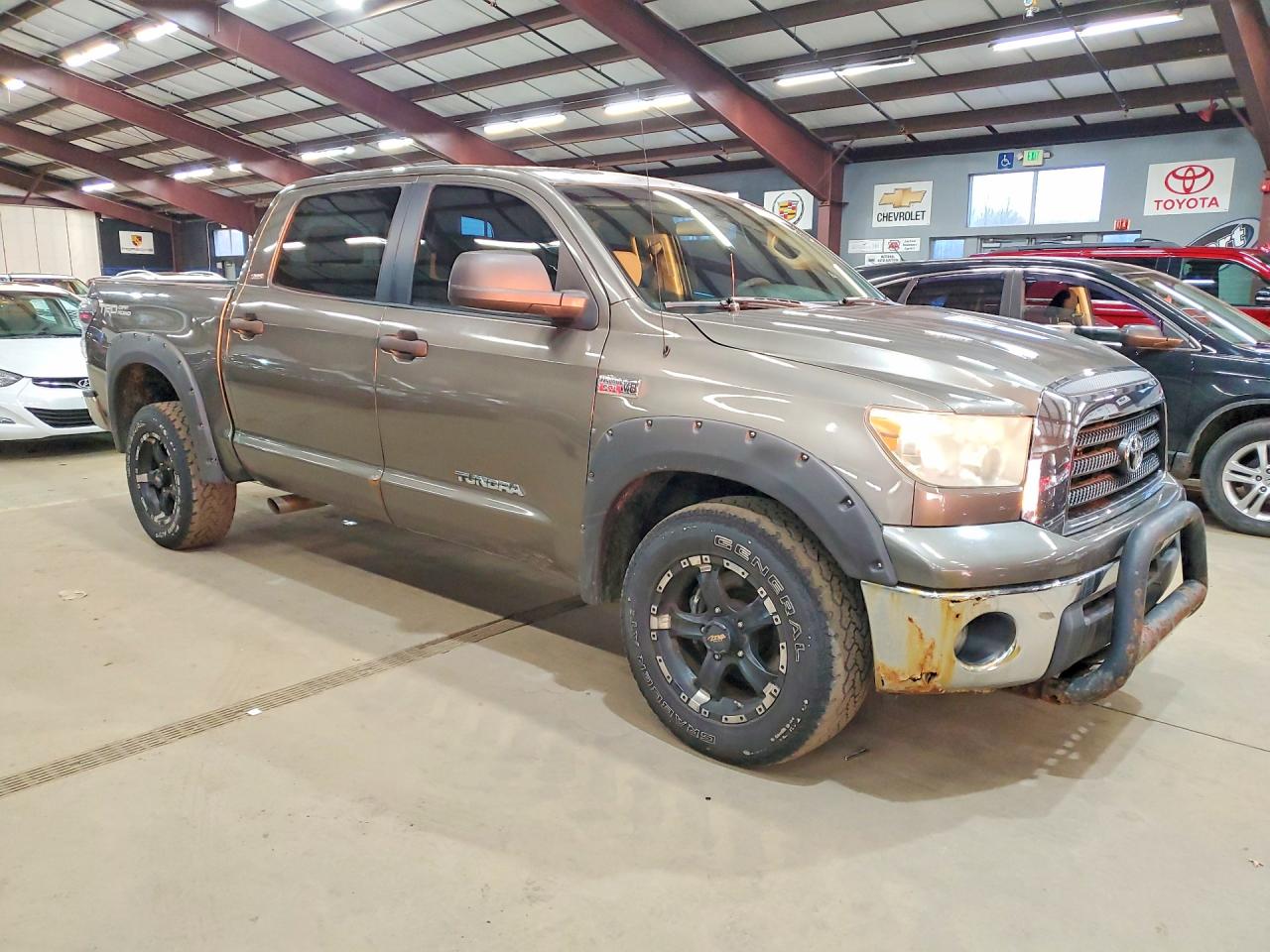 2007 Toyota Tundra Sr5 Brown vin: 5TBDV54147S460247