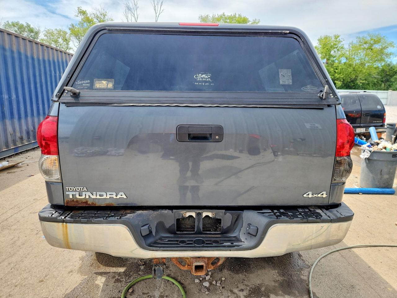 2007 Toyota Tundra Crewmax Sr5 Gray vin: 5TBDV54157S464467
