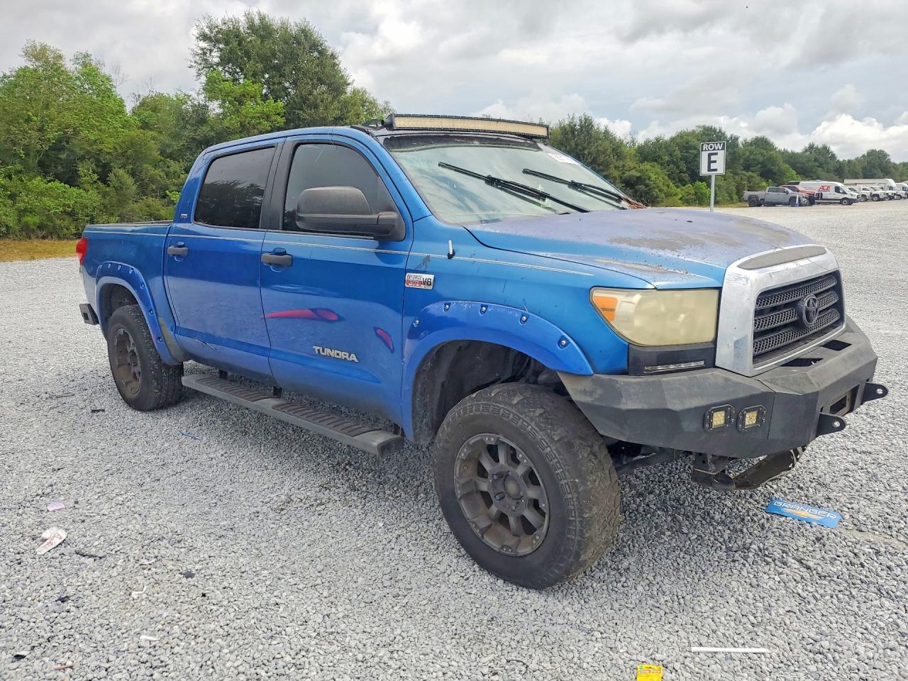 2007 Toyota Tundra Sr5 Blue vin: 5TBDV54157S476487