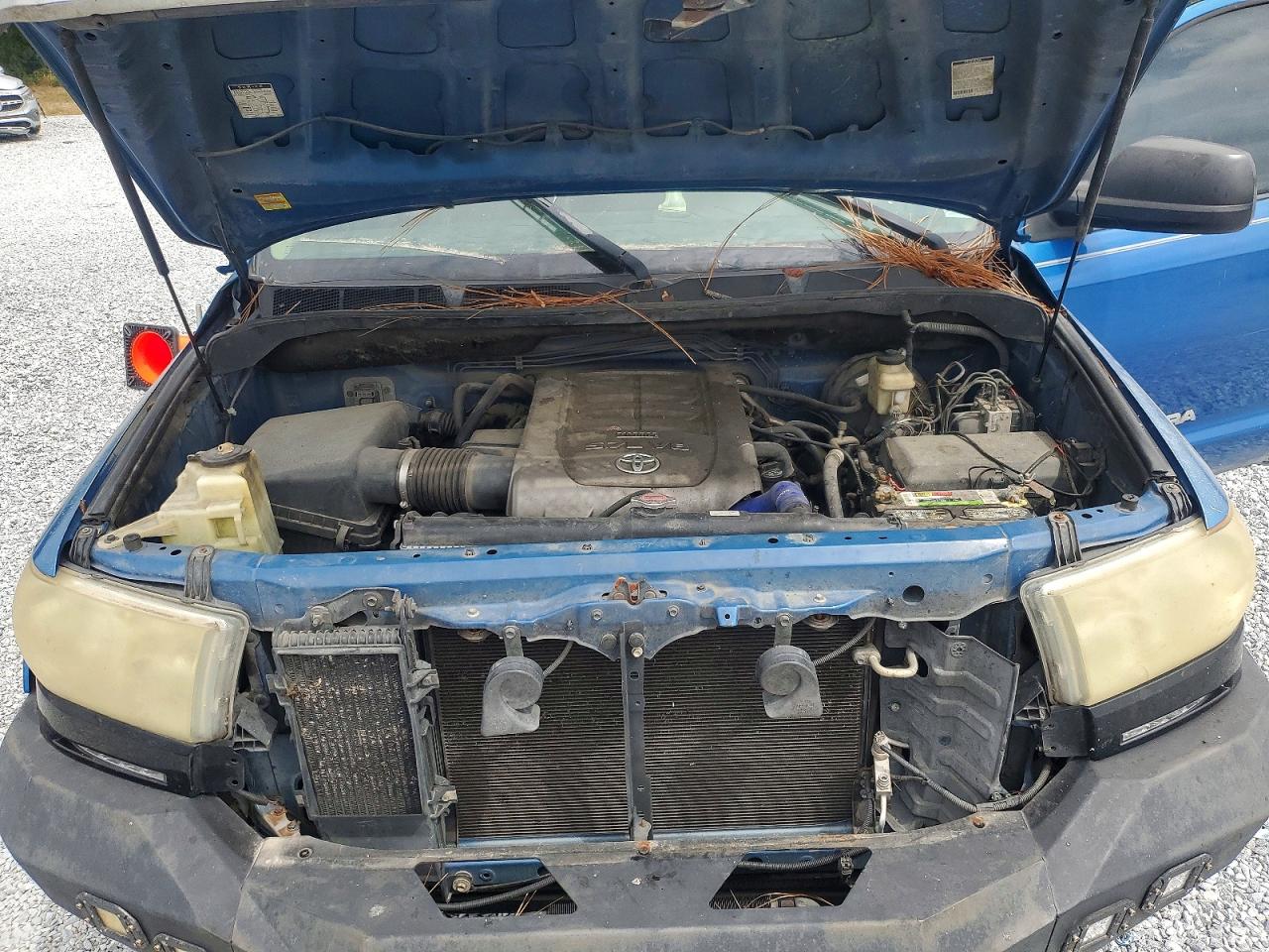 2007 Toyota Tundra Sr5 Blue vin: 5TBDV54157S476487