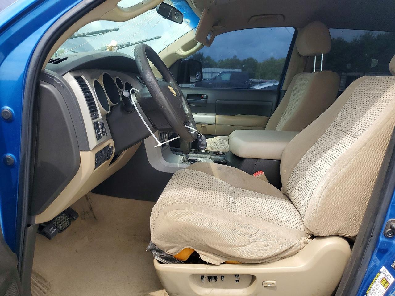 2007 Toyota Tundra Sr5 Blue vin: 5TBDV54157S476487