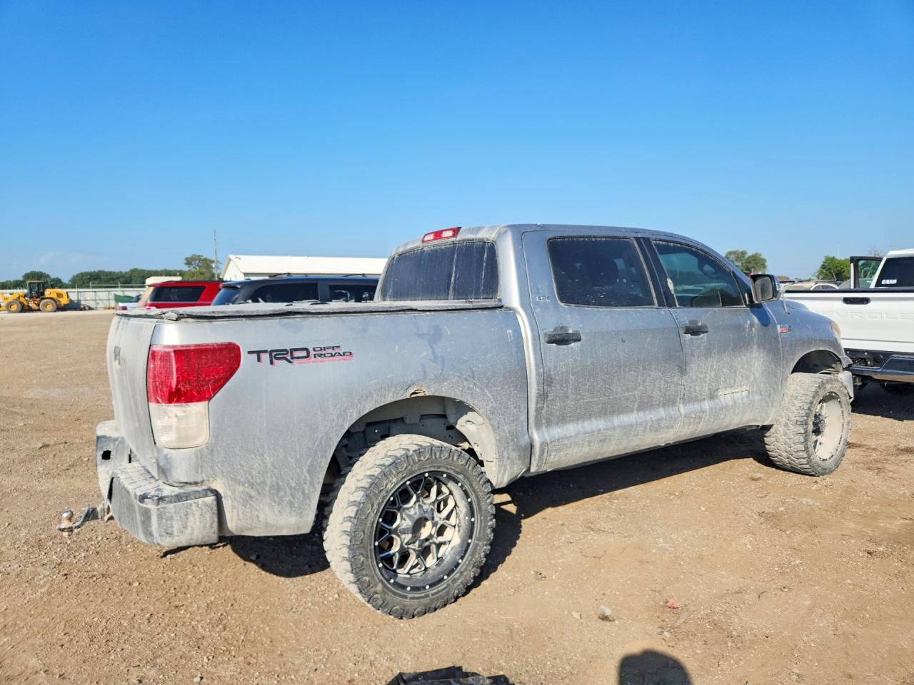 2007 Toyota Tundra Crewmax Sr5 Серебряный vin: 5TBDV54157S478207