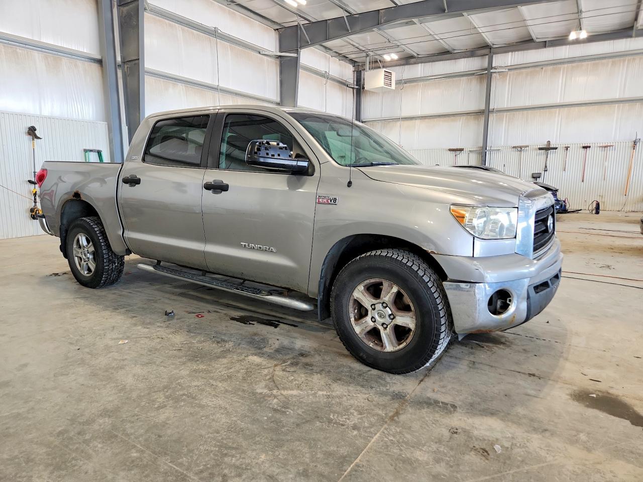 2007 Toyota Tundra Sr5 Silver vin: 5TBDV54167S469242