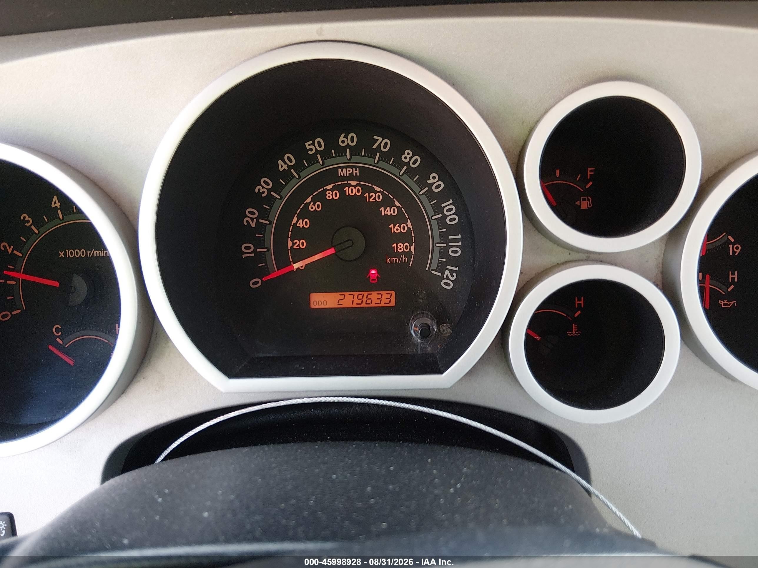 2007 Toyota Tundra Sr5 5.7l V8 Blue vin: 5TBDV54177S463045