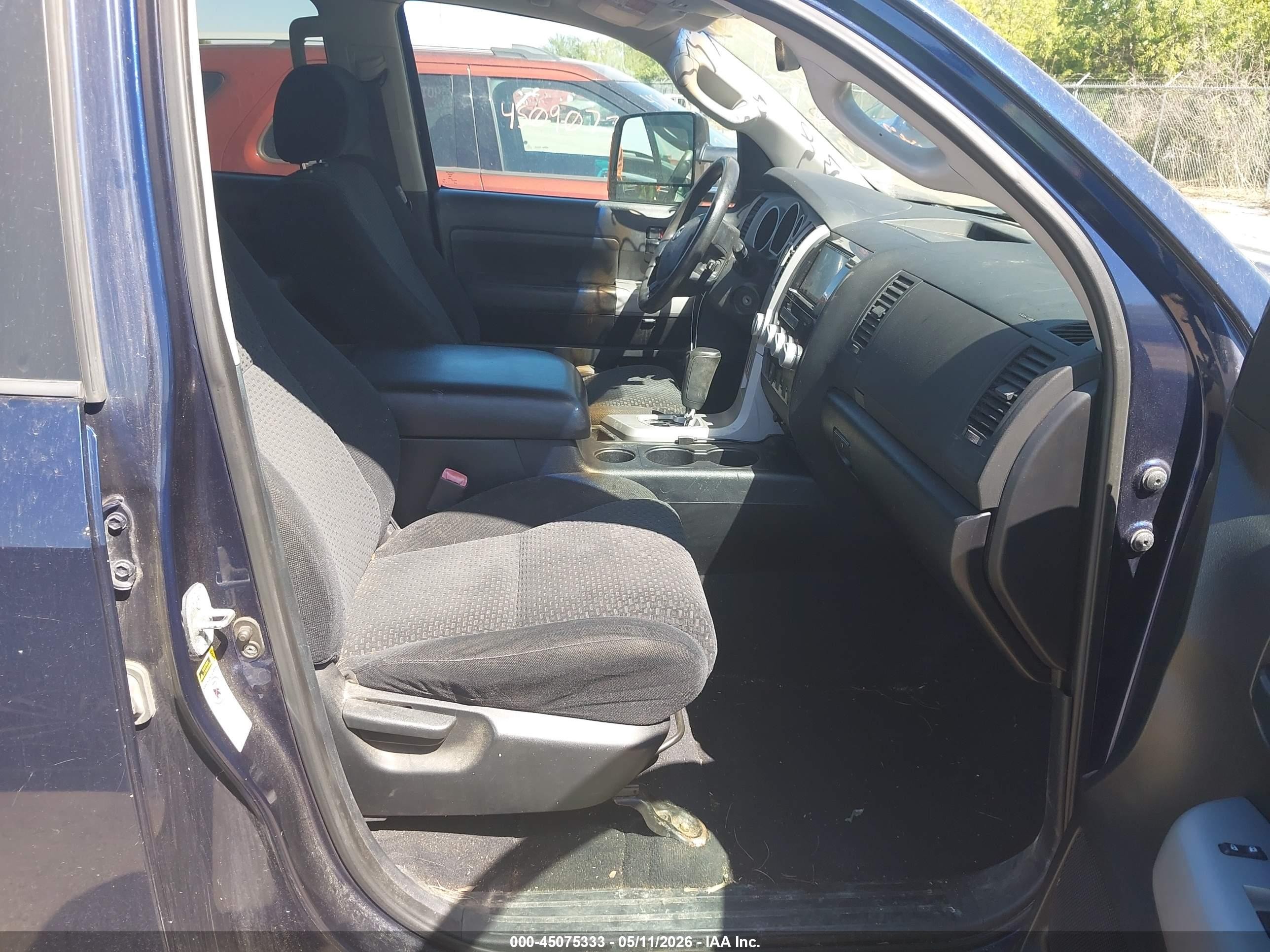 2007 Toyota Tundra Sr5 5.7l V8 Blue vin: 5TBDV54187S462017