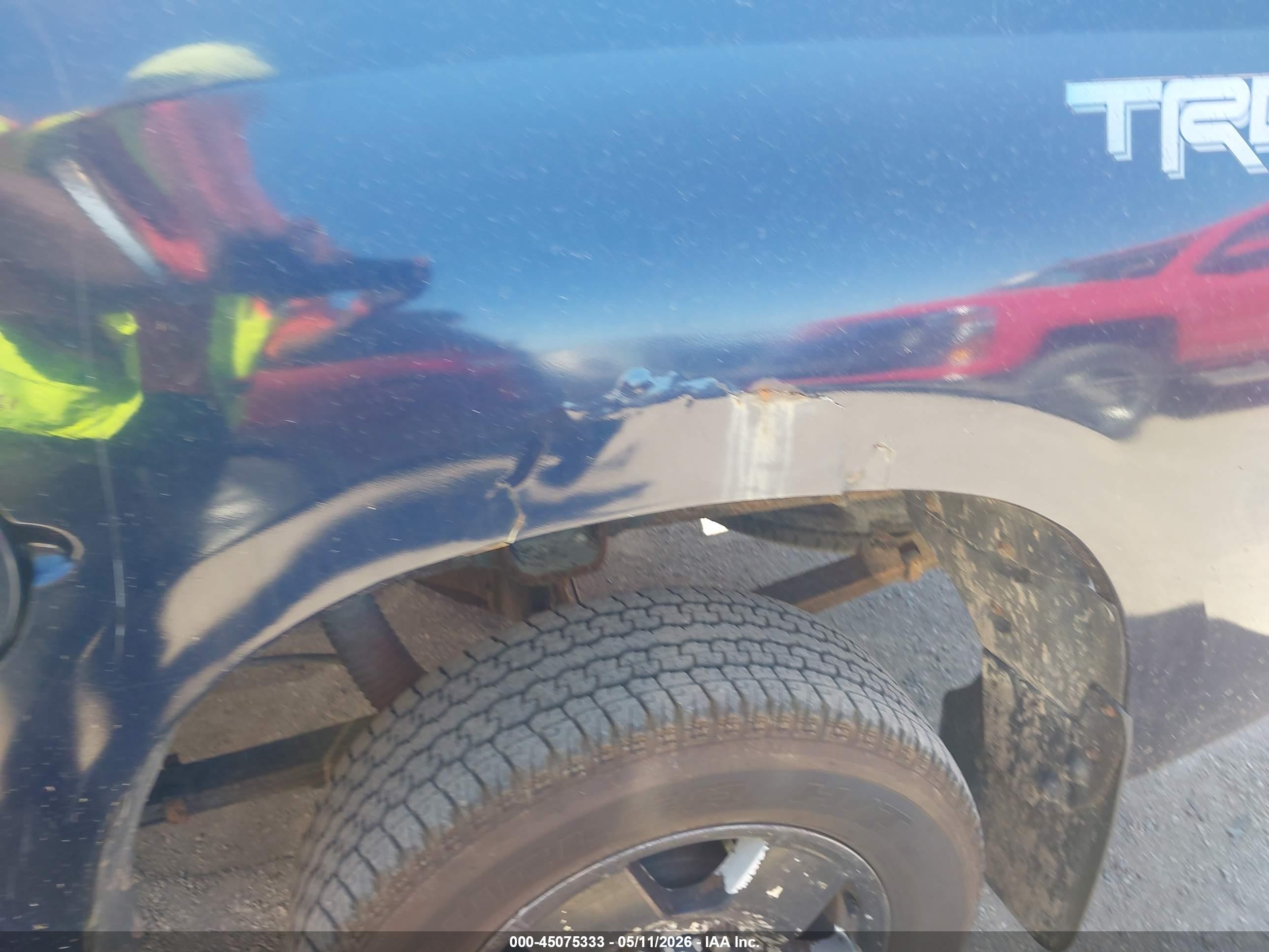 2007 Toyota Tundra Sr5 5.7l V8 Blue vin: 5TBDV54187S462017