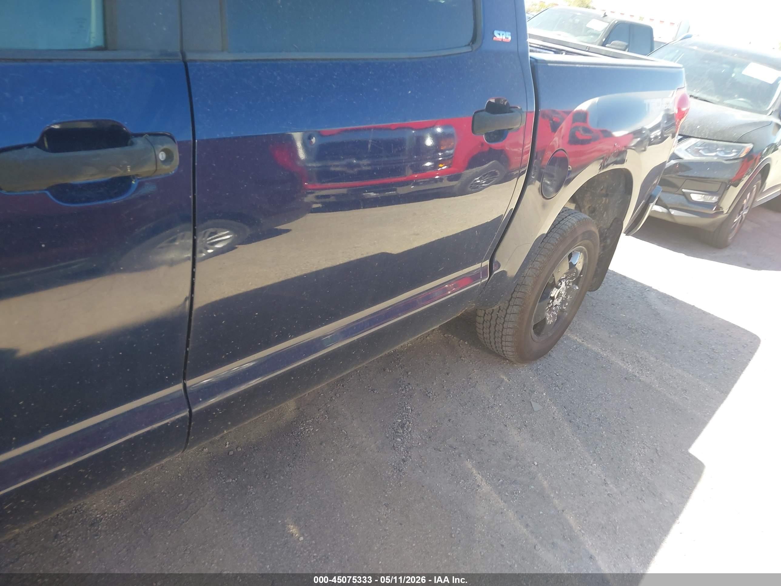 2007 Toyota Tundra Sr5 5.7l V8 Blue vin: 5TBDV54187S462017