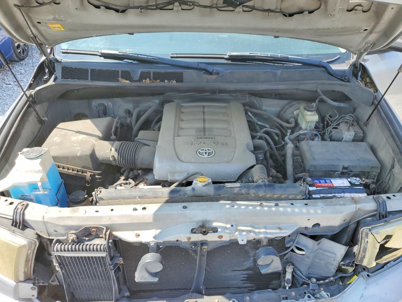 2007 Toyota Tundra Sr5 Silver vin: 5TBDV541X7S470460