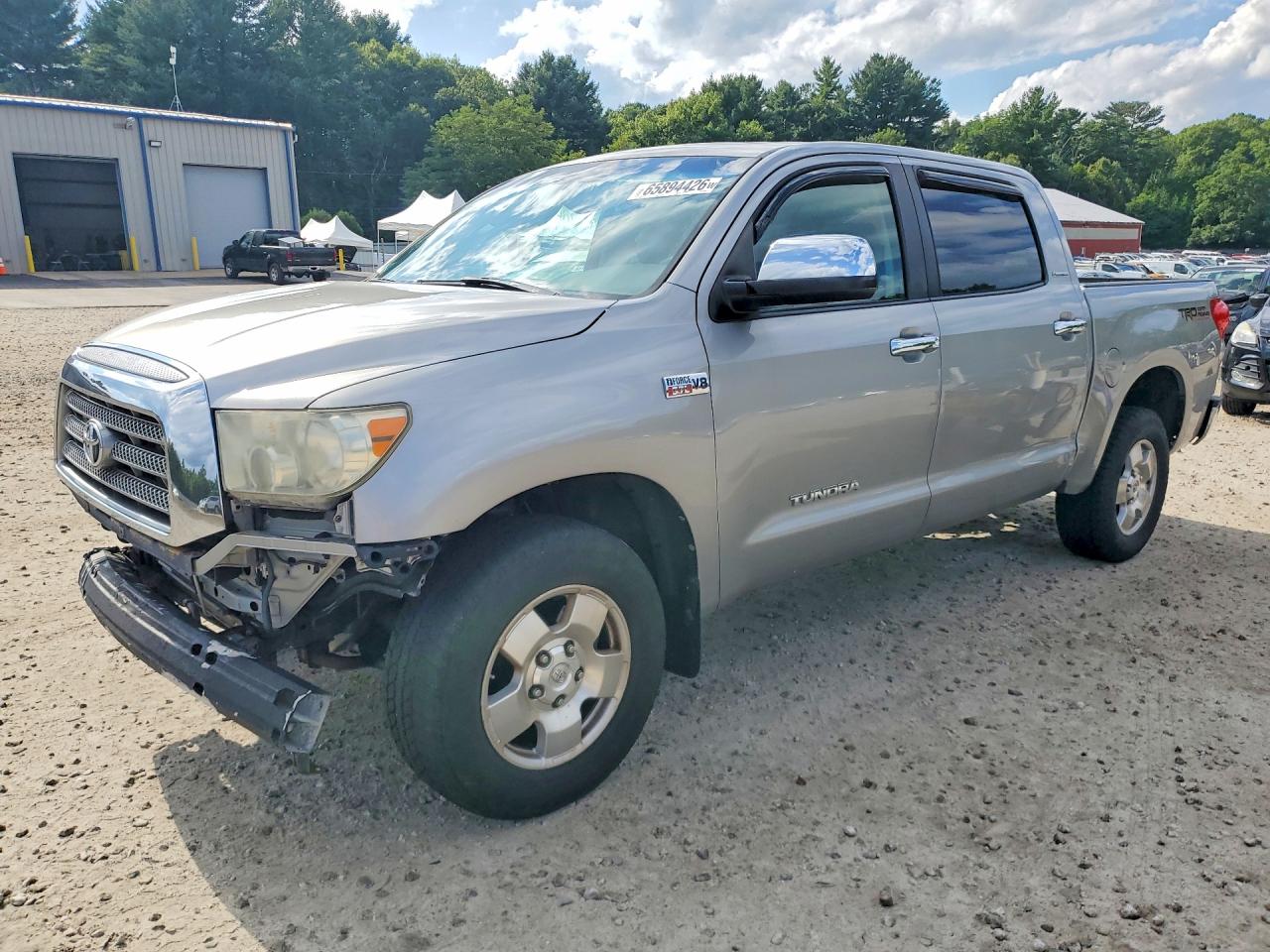 2007 Toyota Tundra Limited Silver vin: 5TBDV58107S478772