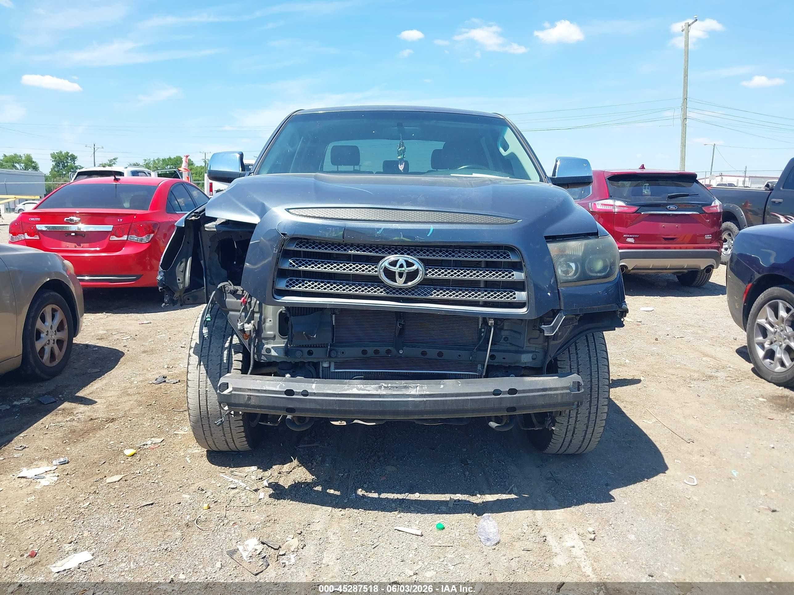 2007 Toyota Tundra Limited 5.7l V8 Blue vin: 5TBDV58107S487794