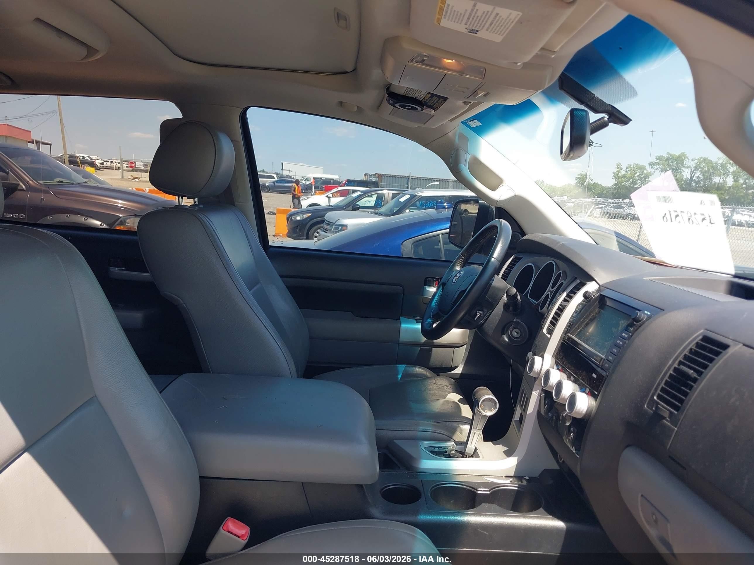 2007 Toyota Tundra Limited 5.7l V8 Blue vin: 5TBDV58107S487794