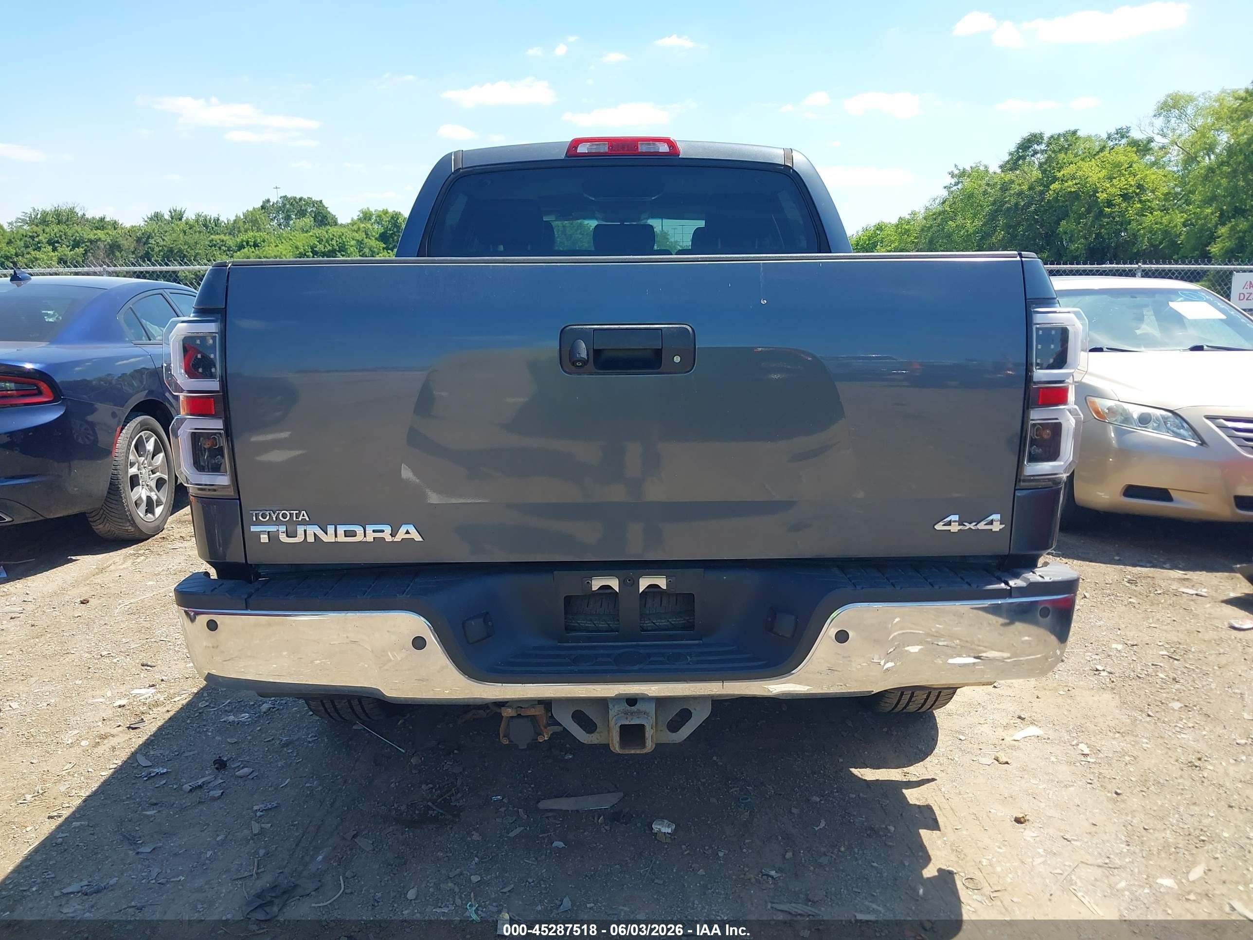 2007 Toyota Tundra Limited 5.7l V8 Blue vin: 5TBDV58107S487794
