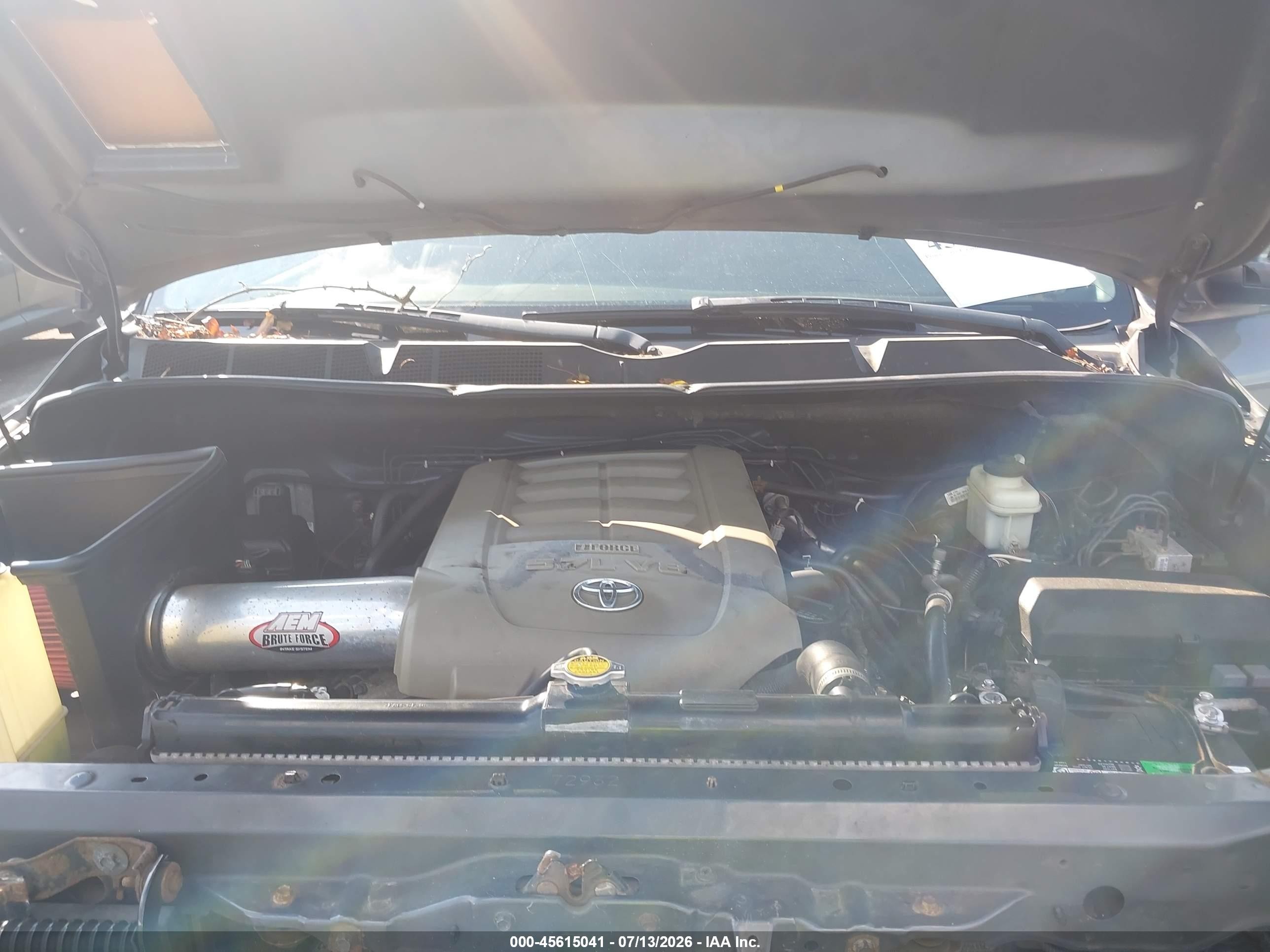 2007 Toyota Tundra Limited 5.7l V8 Silver vin: 5TBDV58147S483599