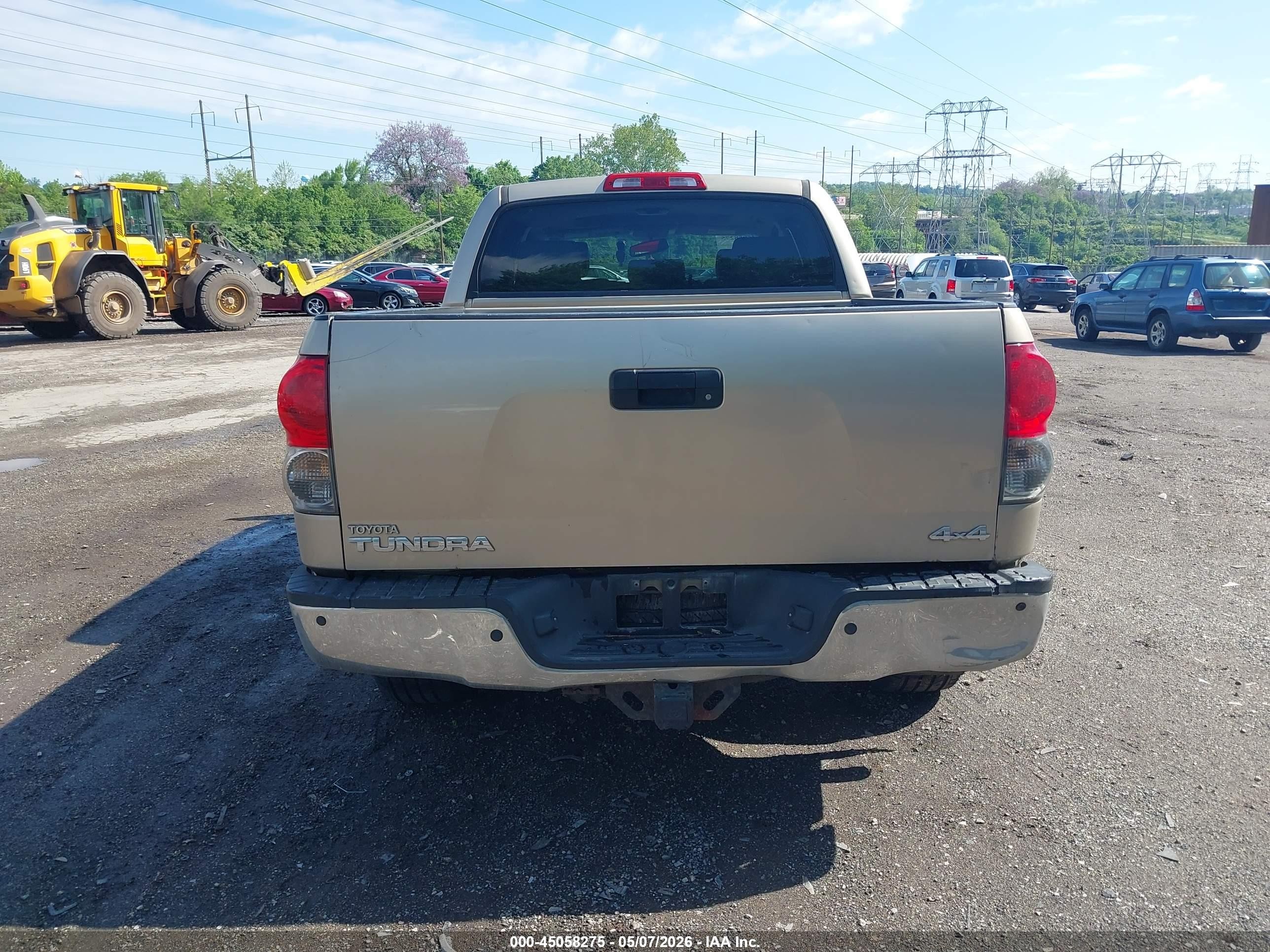 2008 Toyota Tundra Limited 5.7l V8 Gold vin: 5TBDV58148S521799