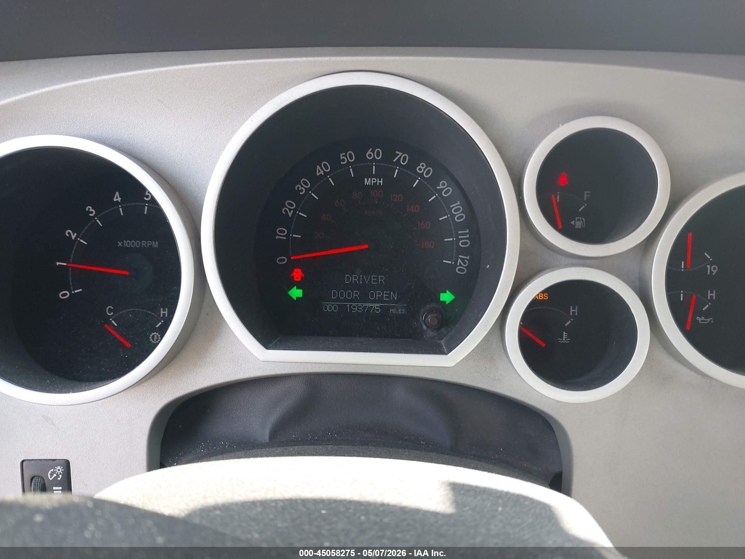 2008 Toyota Tundra Limited 5.7l V8 Gold vin: 5TBDV58148S521799