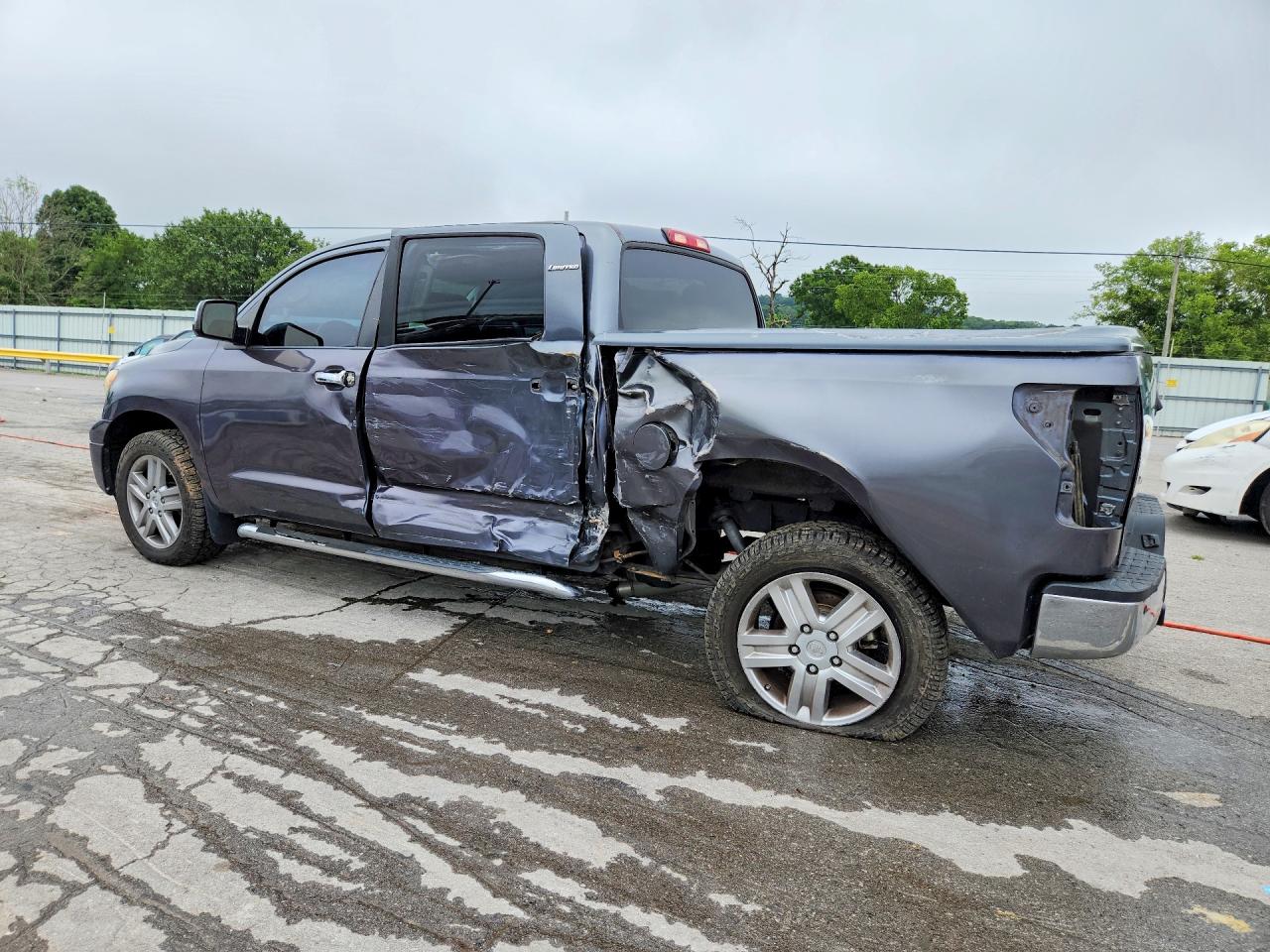 2008 Toyota Tundra Crewmax Limited Gray vin: 5TBDV58158S502873