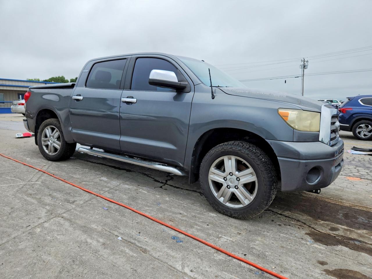 2008 Toyota Tundra Crewmax Limited Gray vin: 5TBDV58158S502873