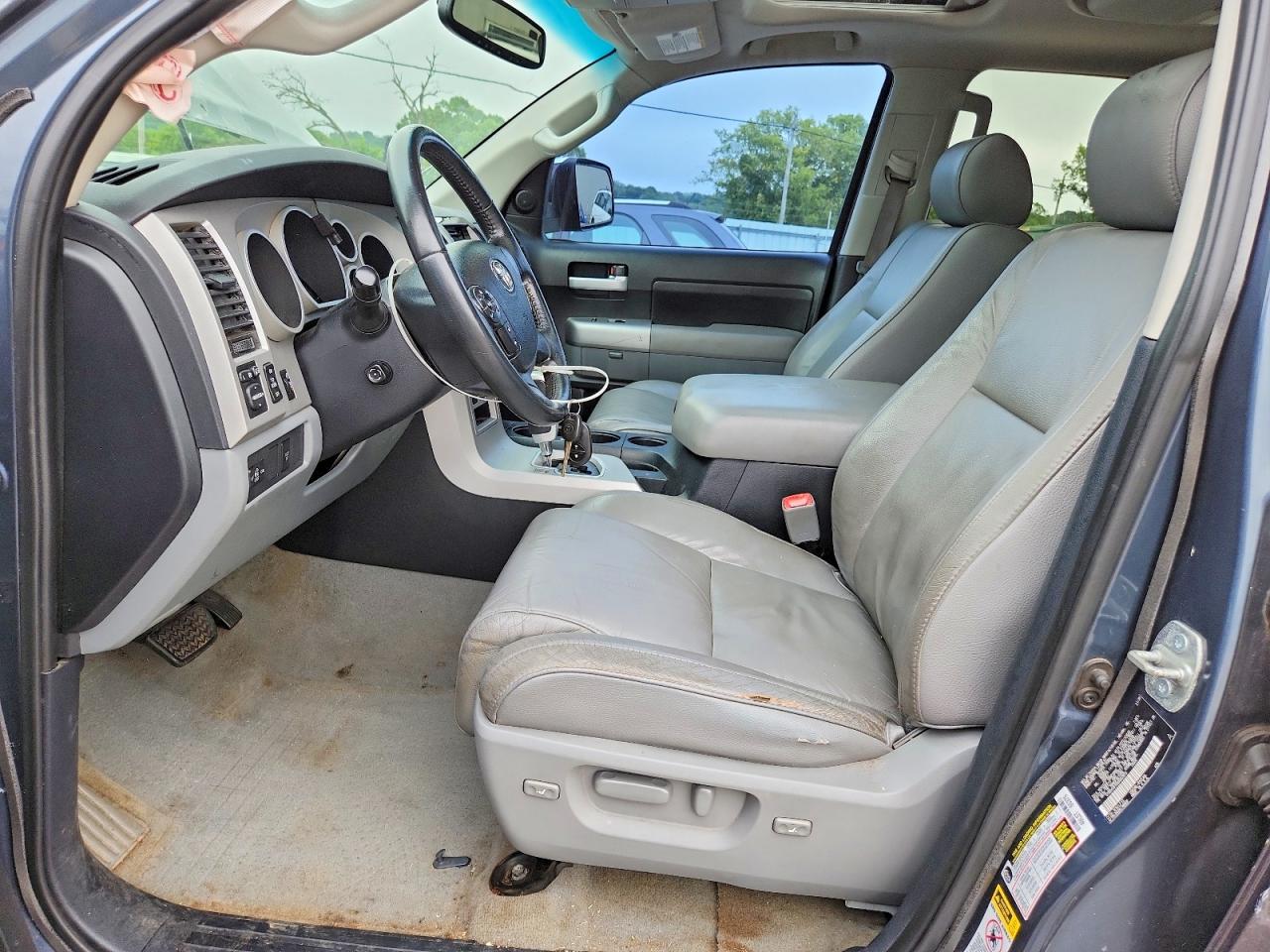 2008 Toyota Tundra Crewmax Limited Gray vin: 5TBDV58158S502873