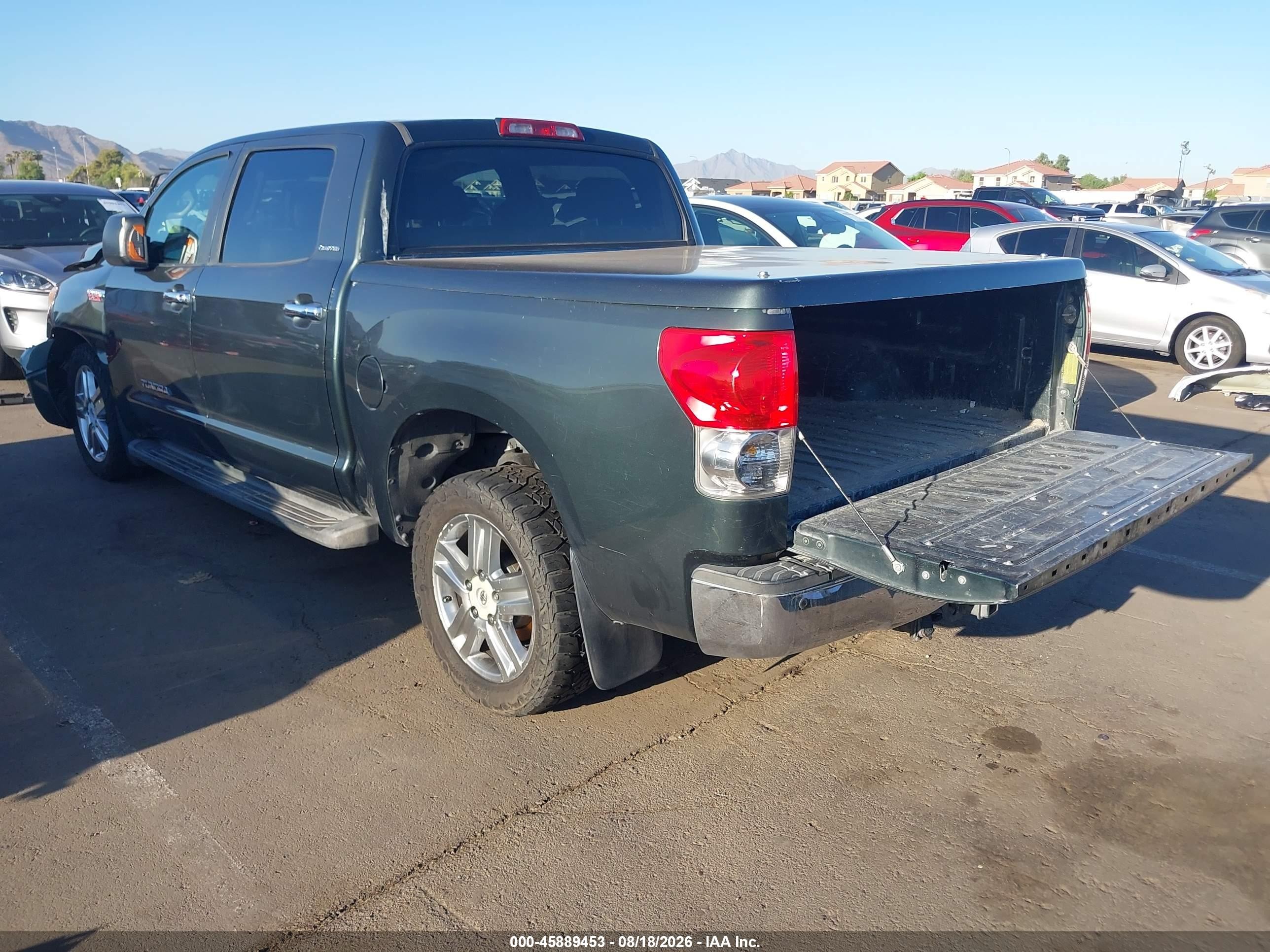 2007 Toyota Tundra Limited 5.7l V8 Green vin: 5TBDV58167S468103