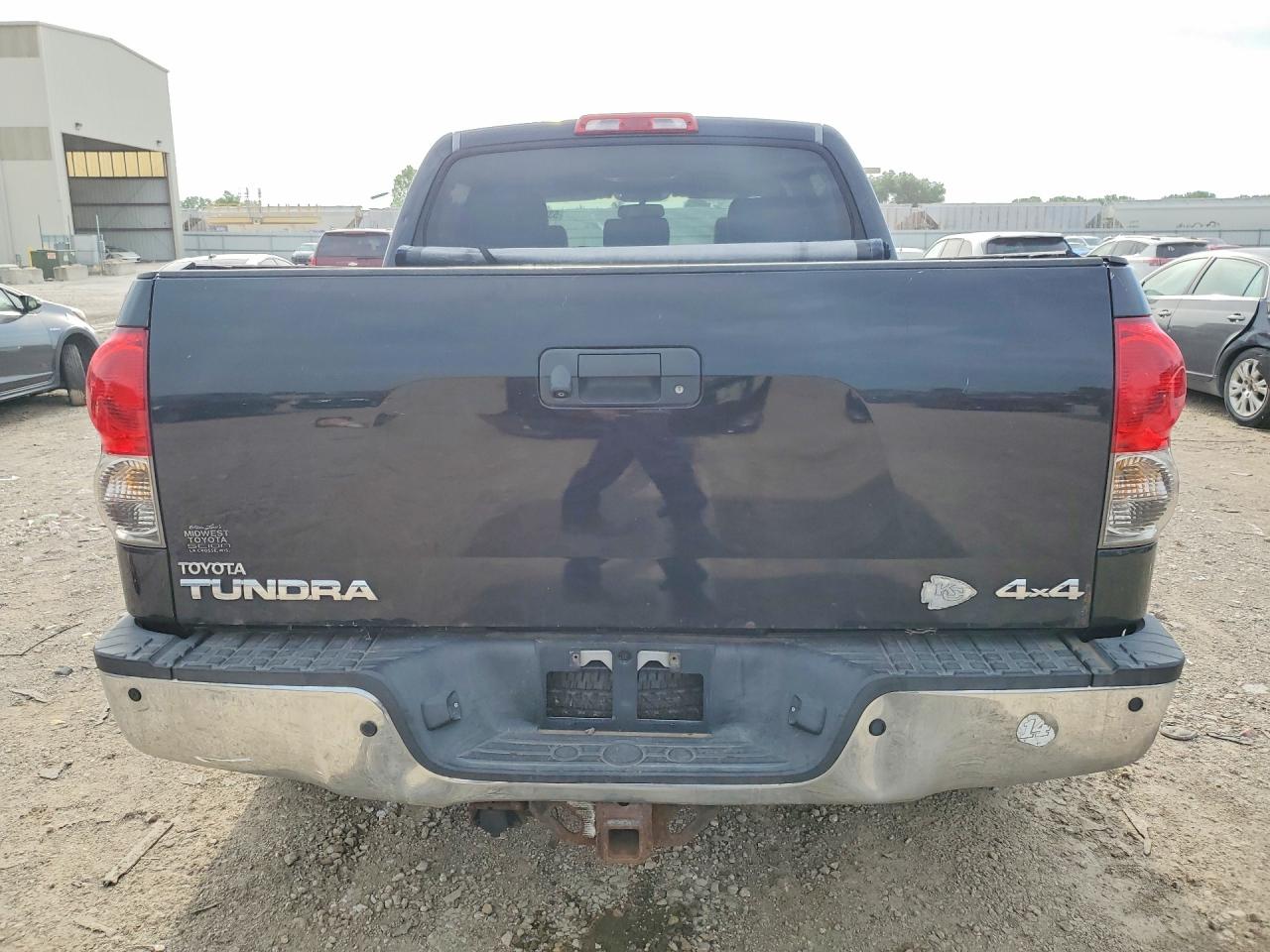 2007 Toyota Tundra Crewmax Limited Black vin: 5TBDV58177S463797