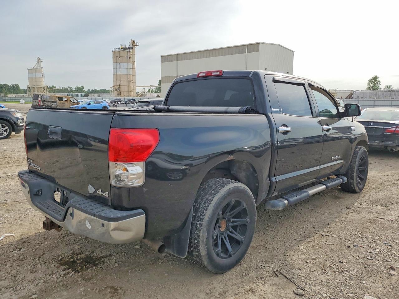 2007 Toyota Tundra Crewmax Limited Black vin: 5TBDV58177S463797