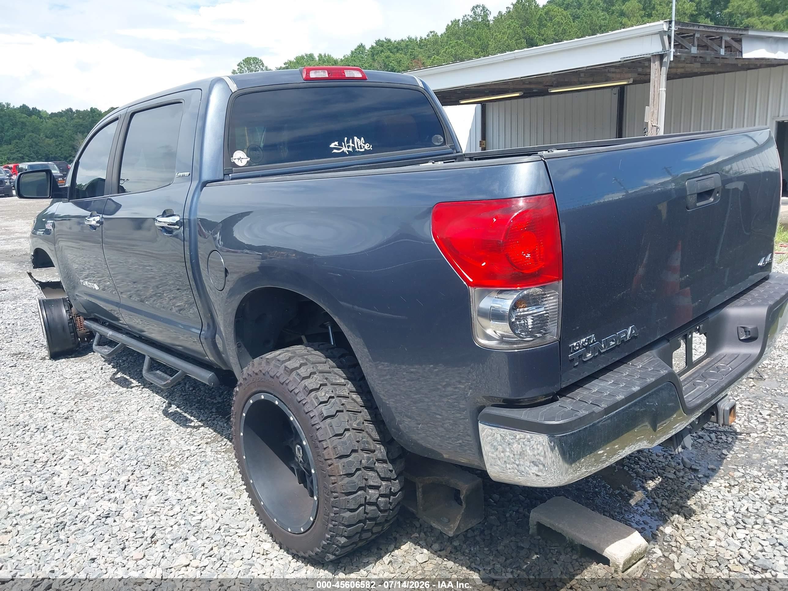 2007 Toyota Tundra Limited 5.7l V8 Blue vin: 5TBDV58177S467719