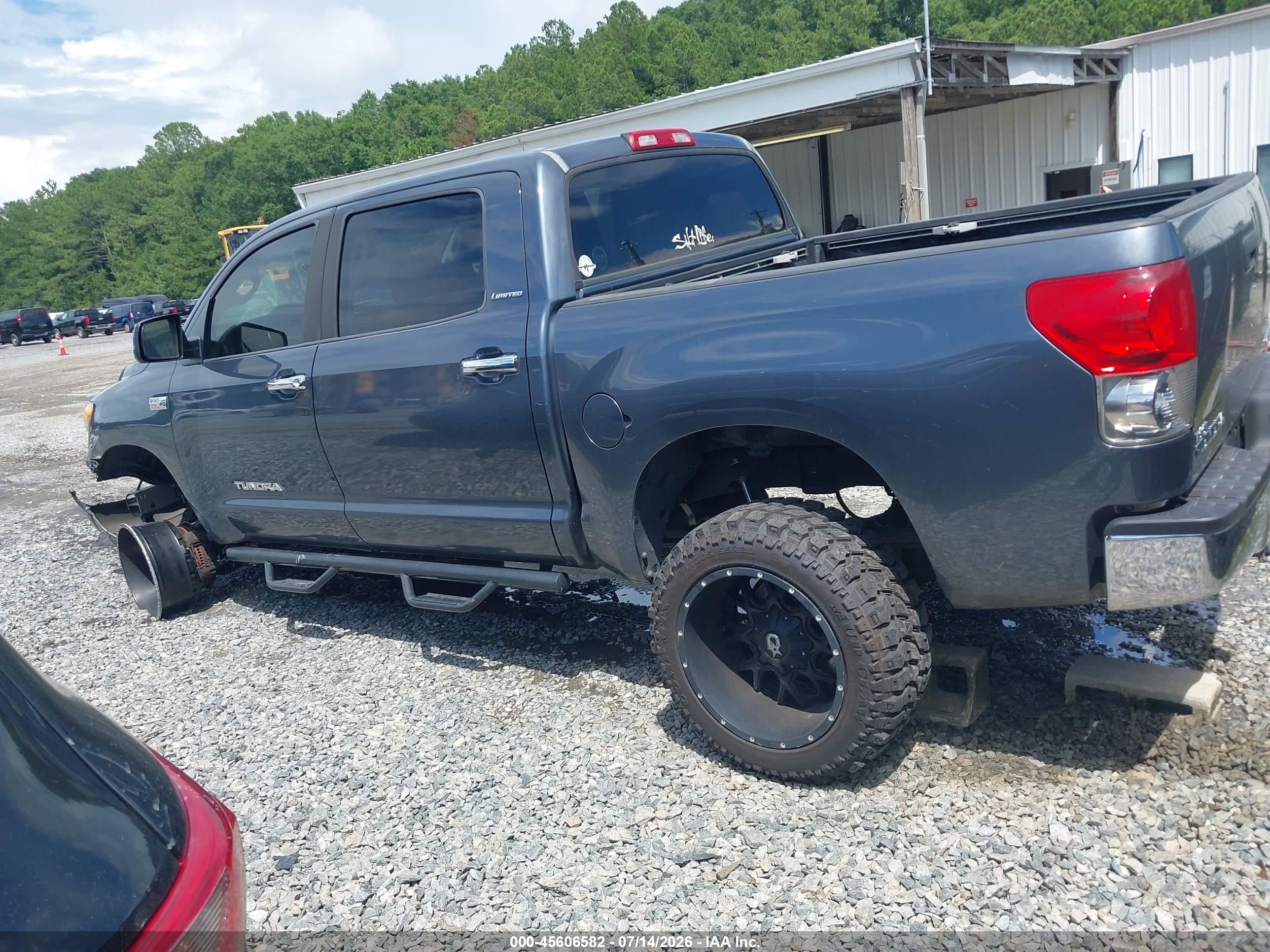 2007 Toyota Tundra Limited 5.7l V8 Blue vin: 5TBDV58177S467719