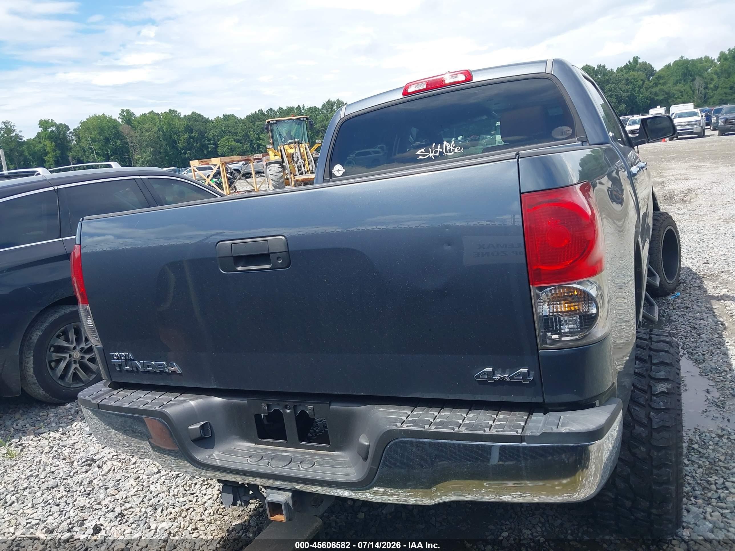 2007 Toyota Tundra Limited 5.7l V8 Blue vin: 5TBDV58177S467719