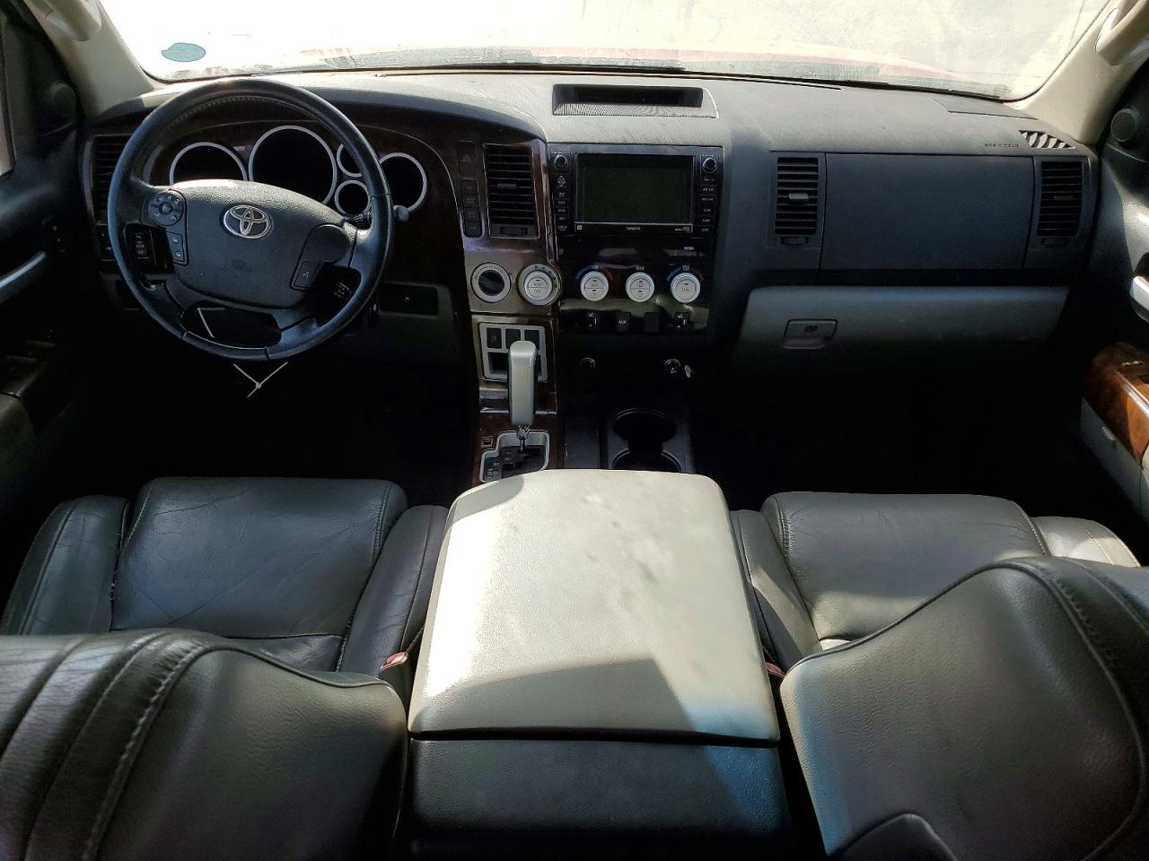 2007 Toyota Tundra Crewmax Limited Красный vin: 5TBDV581X7S478150