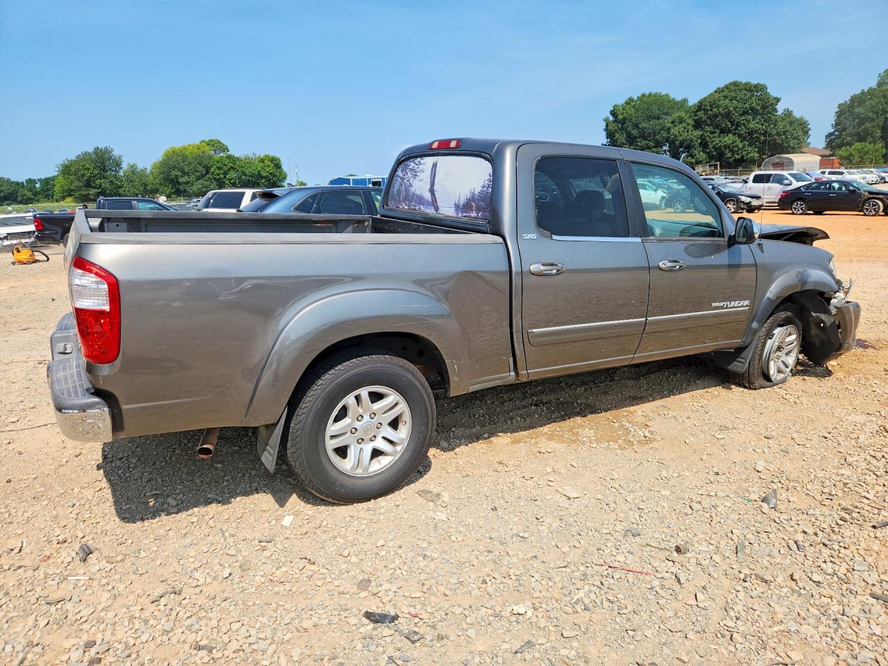 2006 Toyota Tundra Double Cab Sr5 Gray vin: 5TBET34106S549309