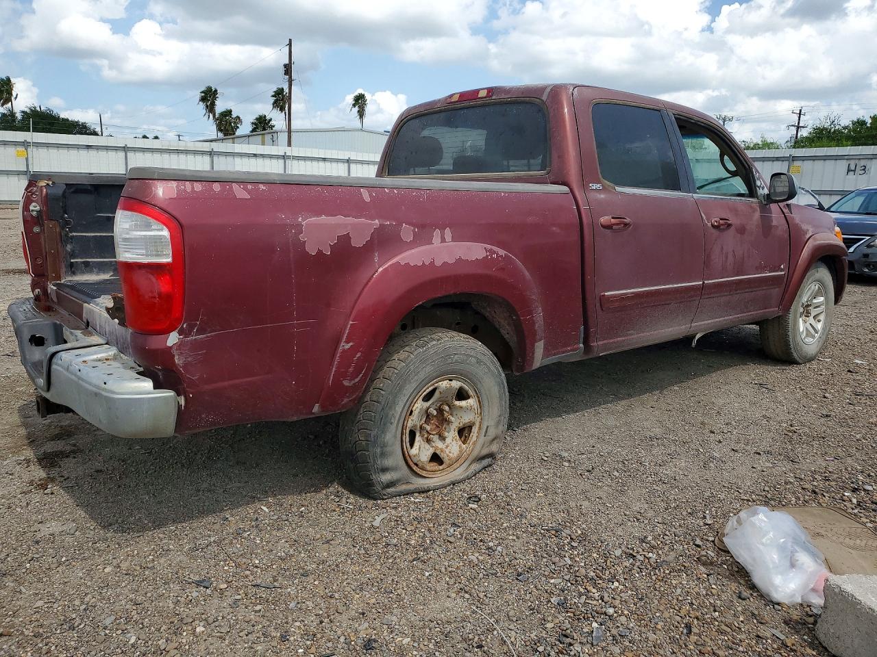 2006 Toyota Tundra Double Cab Sr5 Maroon vin: 5TBET34116S501320