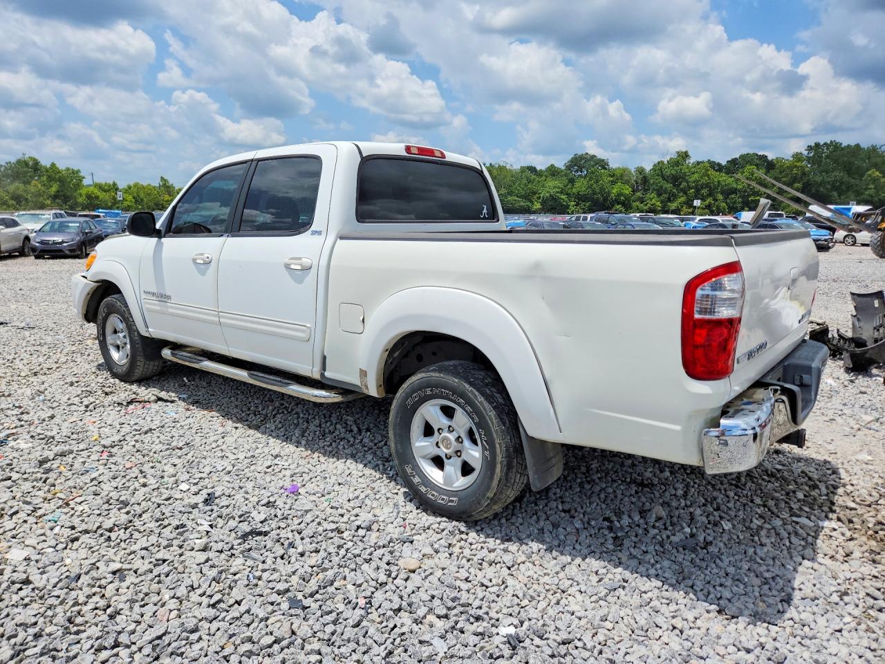 2006 Toyota Tundra Double Cab Sr5 White vin: 5TBET34116S533992