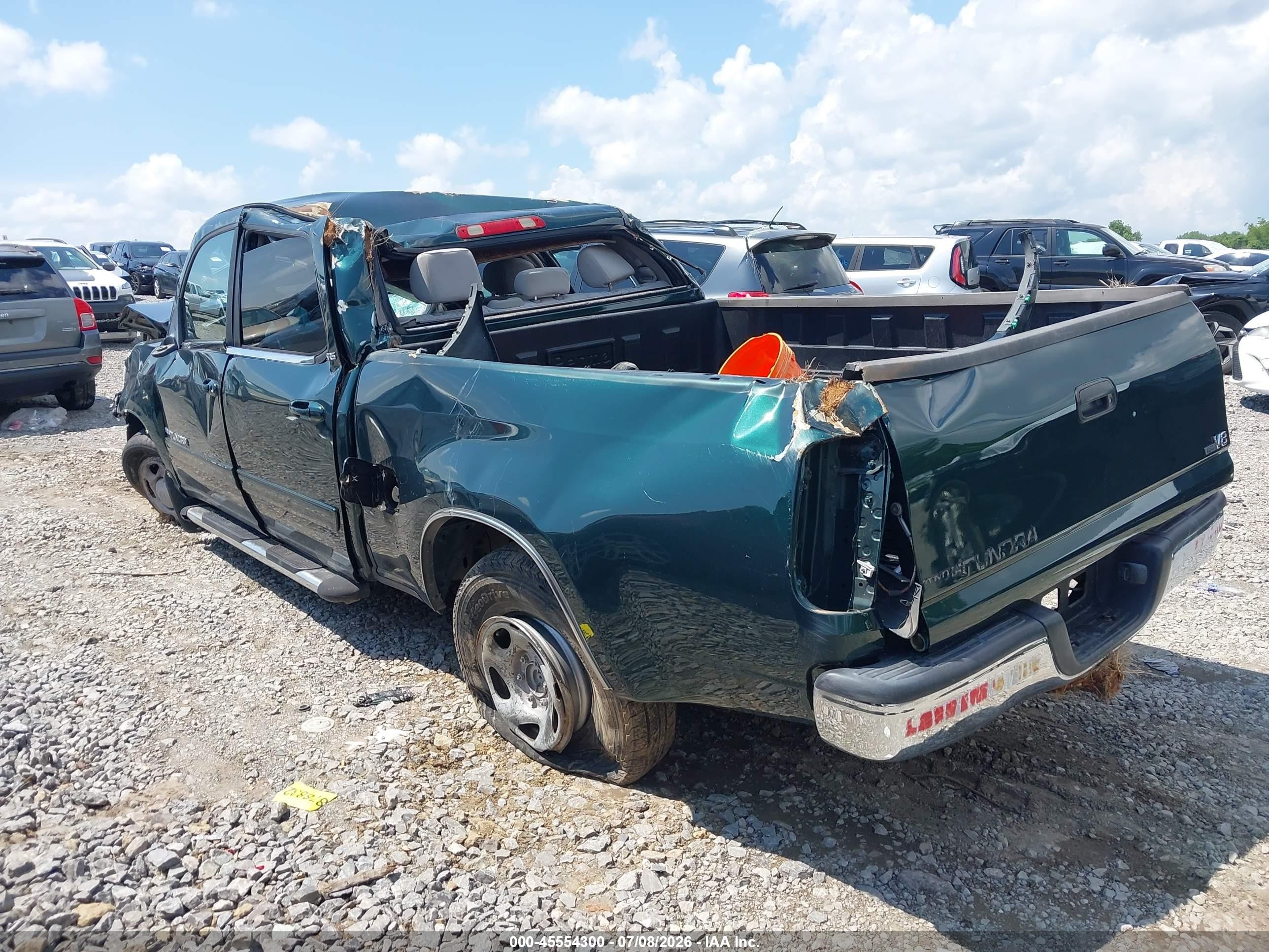 2004 Toyota Tundra Sr5 V8 Green vin: 5TBET34124S441271