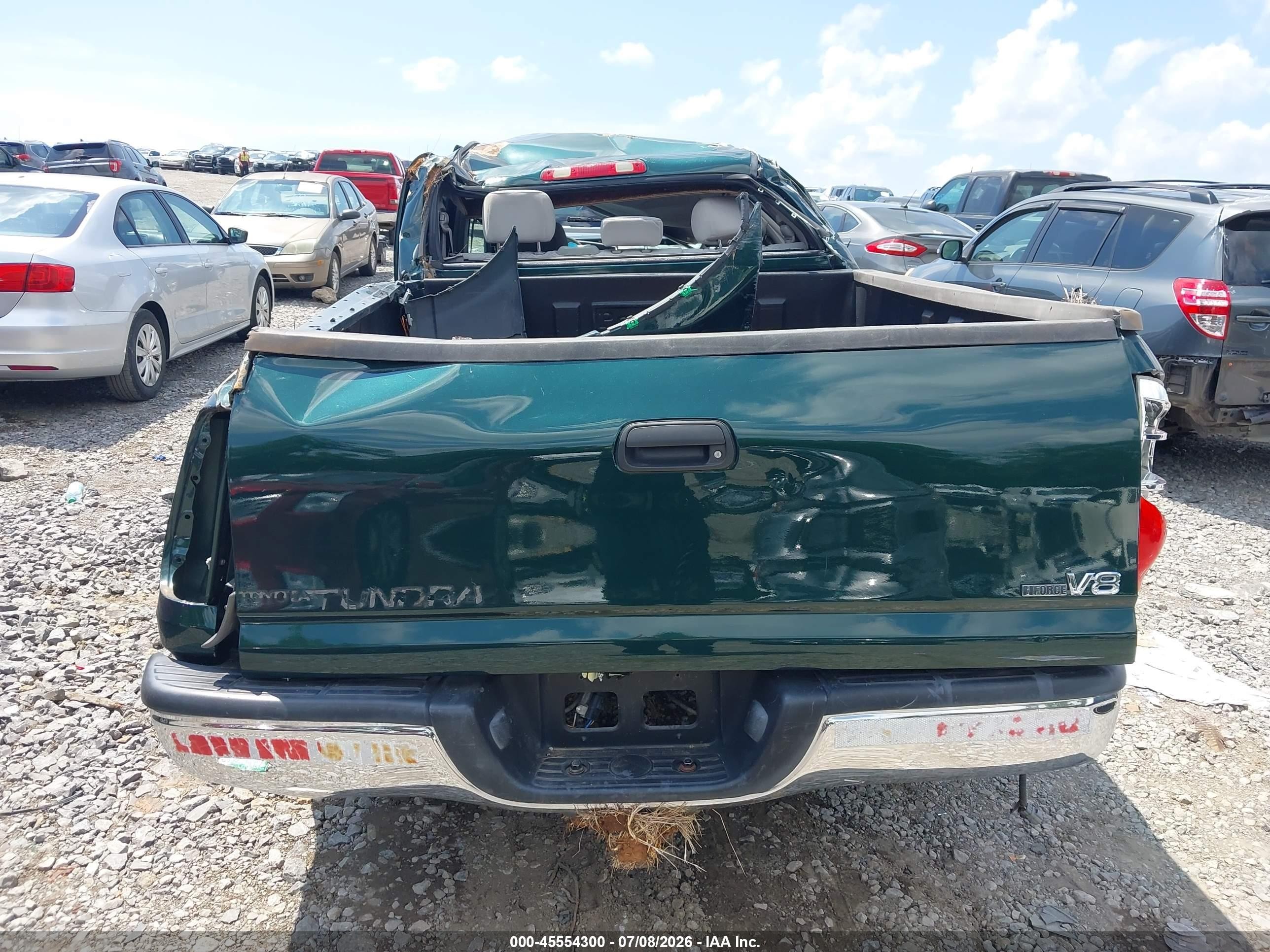 2004 Toyota Tundra Sr5 V8 Green vin: 5TBET34124S441271