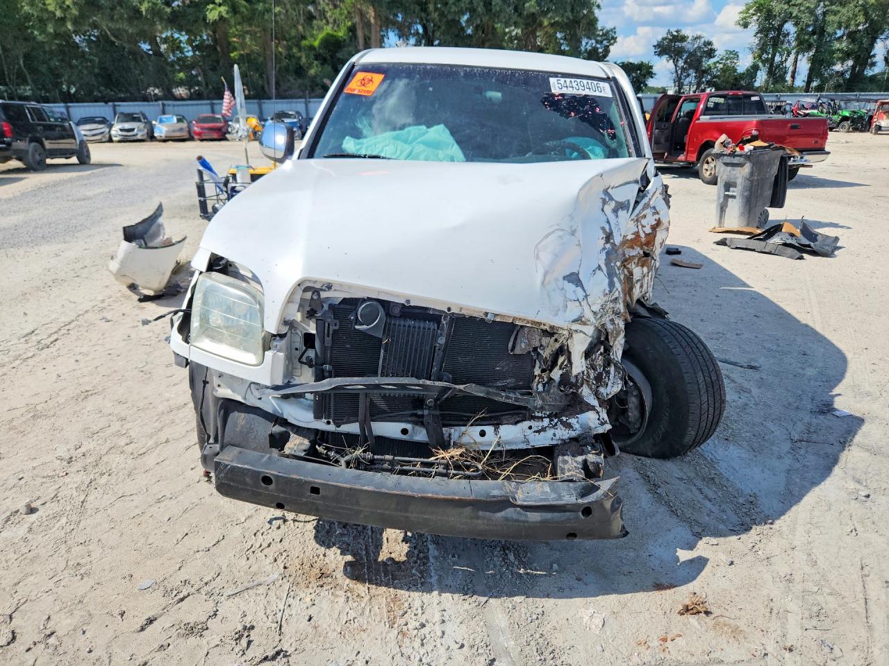 2004 Toyota Tundra Double Cab Sr5 Белый vin: 5TBET34124S458975