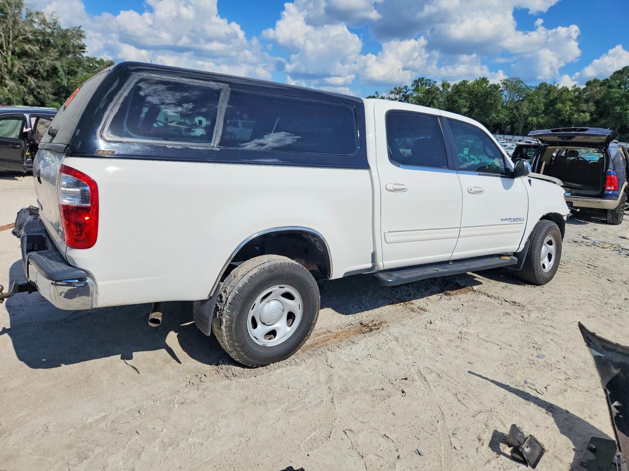 2004 Toyota Tundra Double Cab Sr5 Белый vin: 5TBET34124S458975