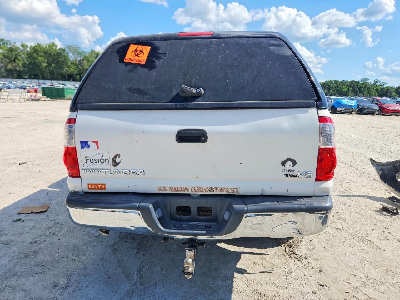 2004 Toyota Tundra Double Cab Sr5 Белый vin: 5TBET34124S458975